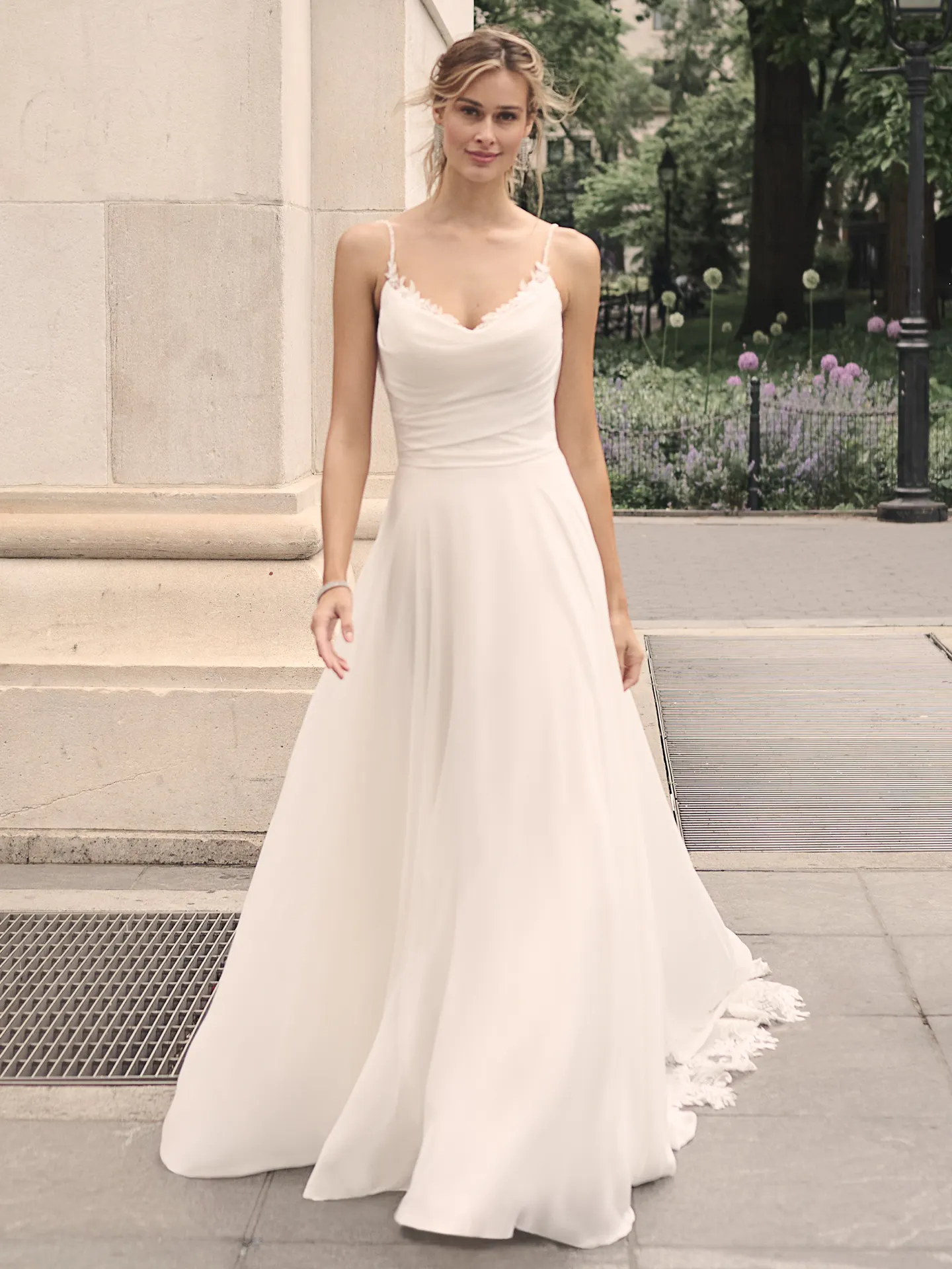 a line dress yessica Jessica Chiffon A-line Wedding | Maggie Sottero Friday dress sequin mini dress Bachelorette Dresses | Runaway size-womens-clothing_:4