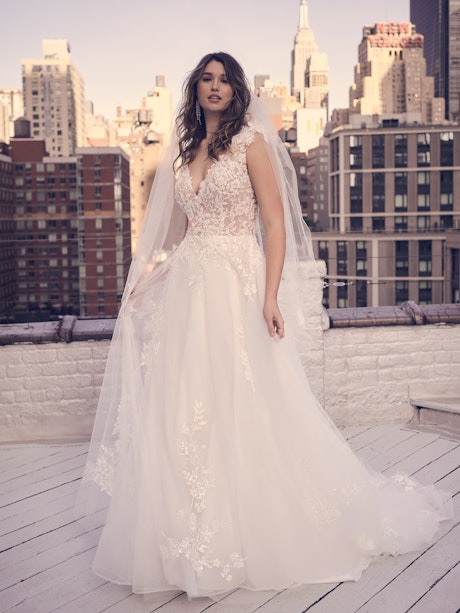 designer lace wedding dresses with sleeves