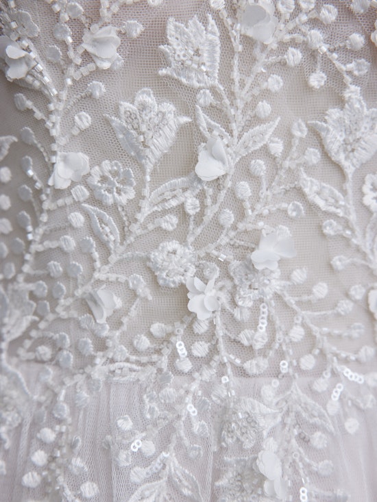 Harriet Backless A-line Boho Wedding Gown | Rebecca Ingram