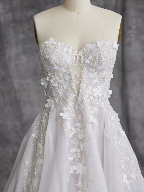 Knox Lane Organza Floral Wedding Dress | Sottero and Midgley