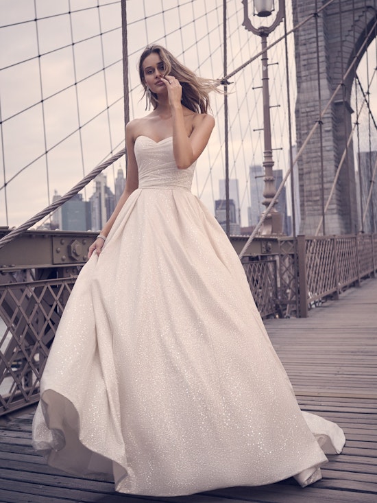 Anniston Shimmery Ballgown Wedding Dress