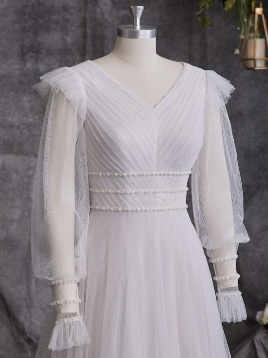 Joanne Leigh Modest Vintage Wedding Dress | Rebecca Ingram