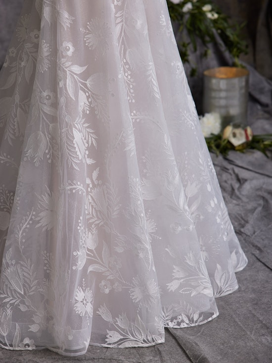 Keisha Floral Lace A-Line Bridal Dress