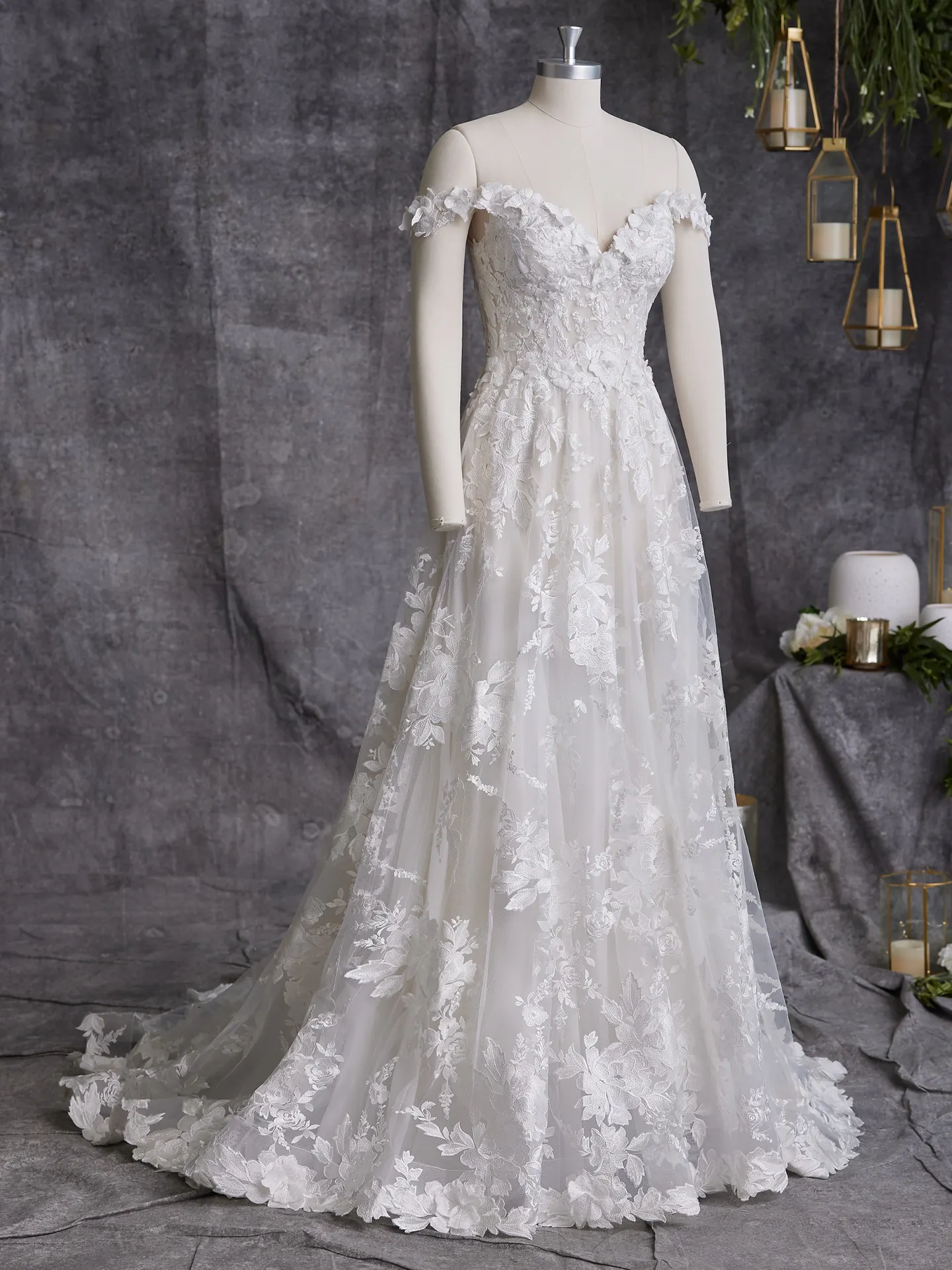 Maggie Sottero A-Line Wedding Dress Leandra 23MT123A01 Alt100