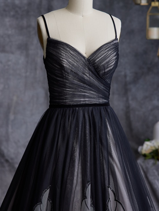 Watson Unique Black Floral Wedding Gown | Maggie Sottero