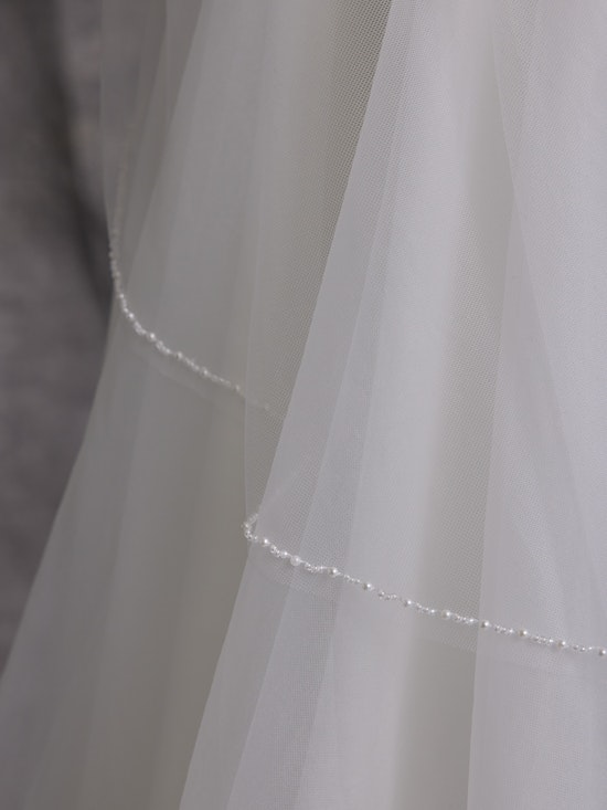 Desia Organza Bridal Gown with Beaded Lace | Rebecca Ingram