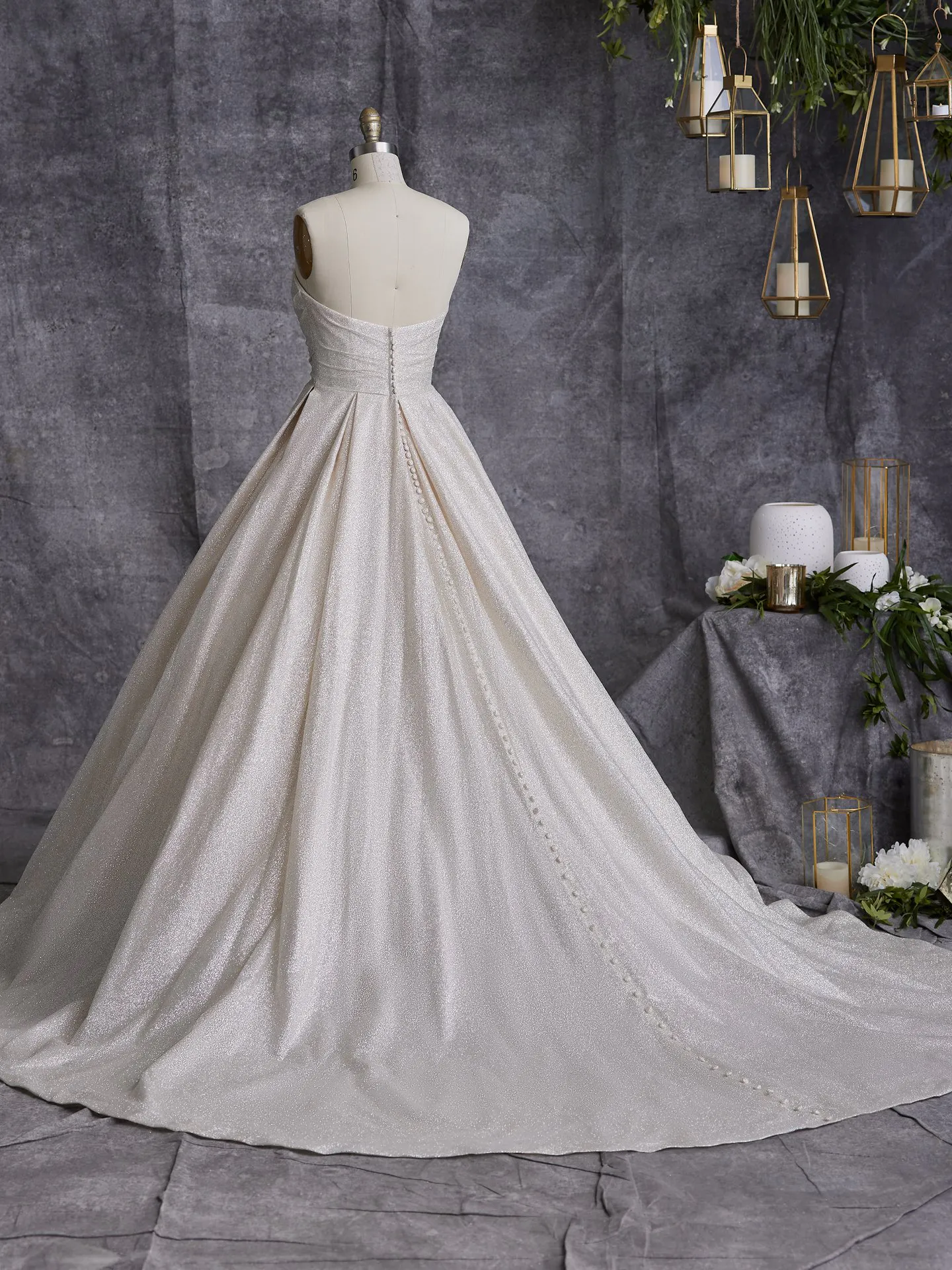 Maggie Sottero Anniston back view