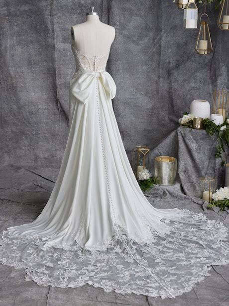 Accessory Detachable Wedding Train Oksana DT023RN118000 Alt100