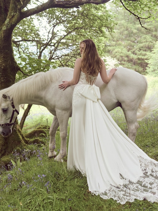 Accessory Detachable Wedding Train Oksana DT023RN118000 Alt101