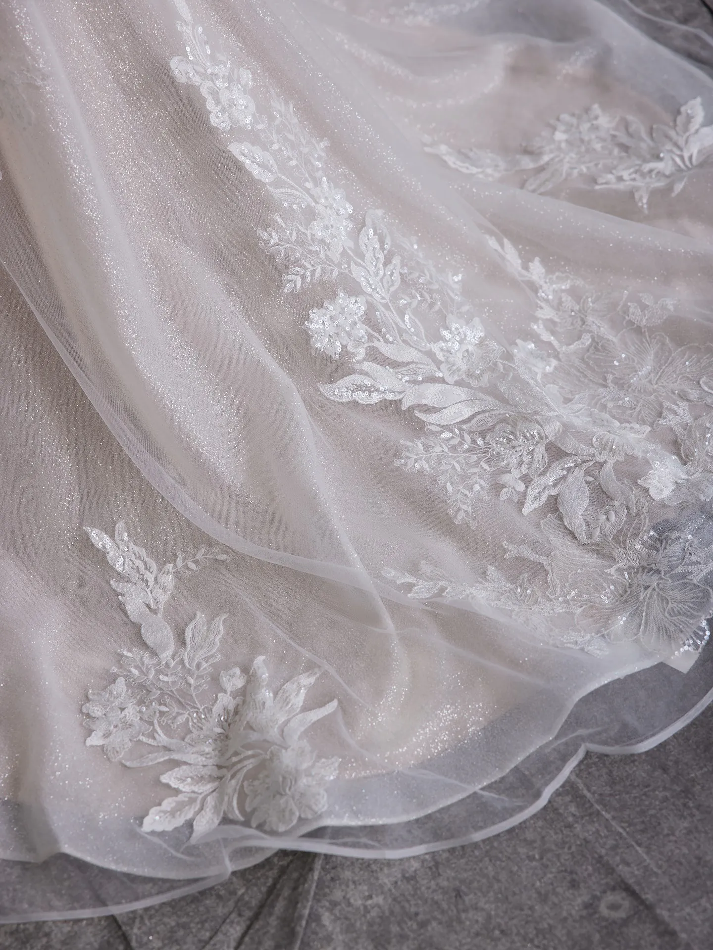 Sottero and Midgley Fit and Flare Wedding Dress Dove 23SS060A01 Alt106