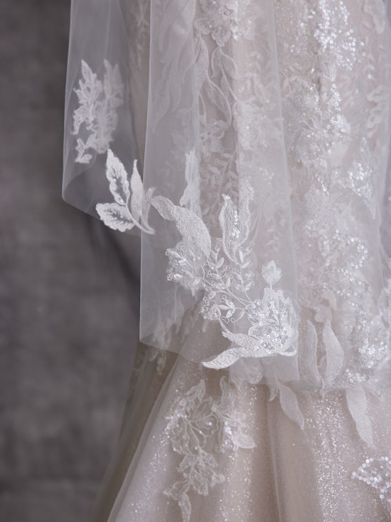 Dove Floral Lace Mermaid Wedding Gown| Sottero and Midgley