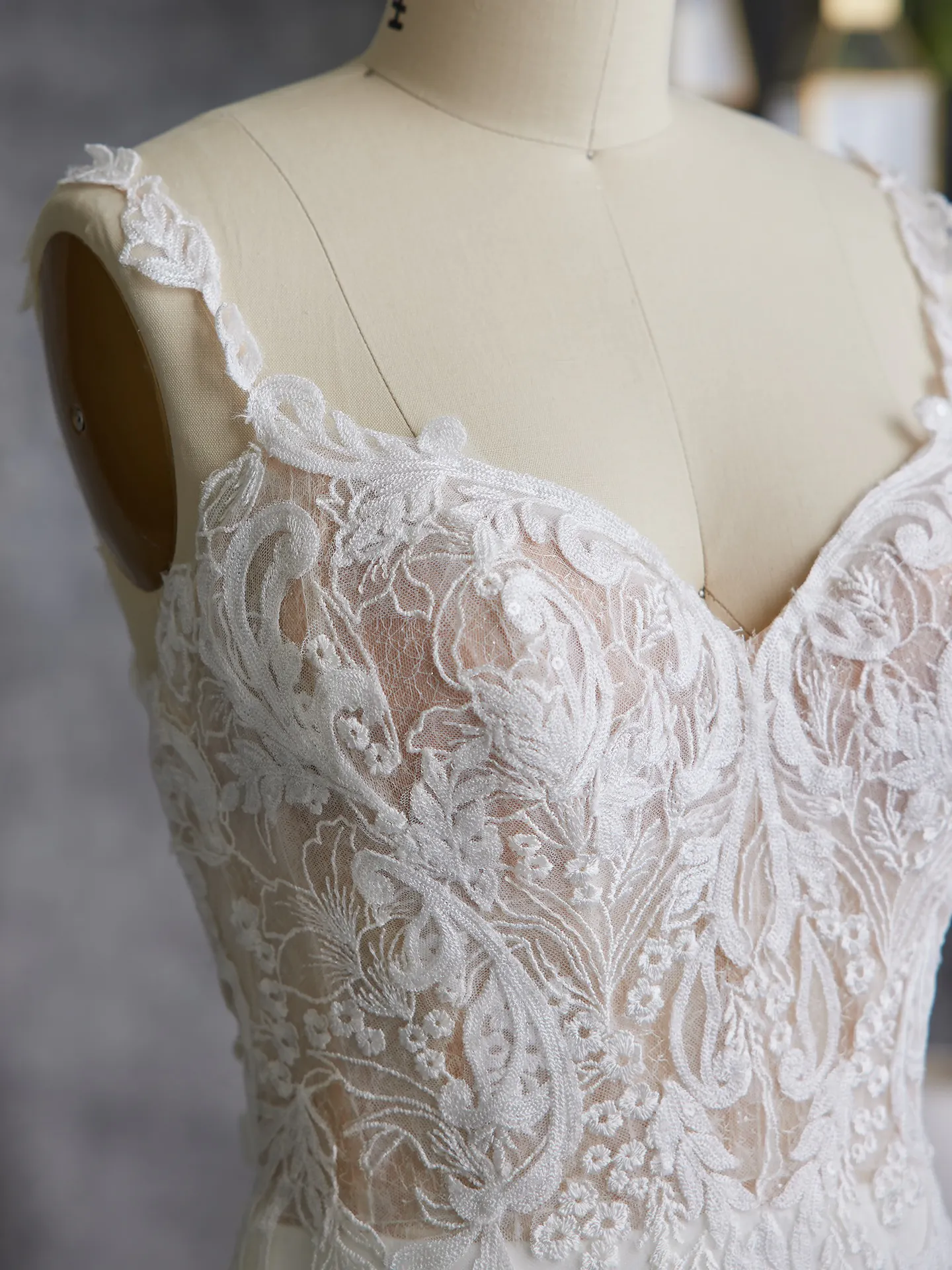 Rebecca Ingram Fit and Flare Wedding Dress Joyce 23RC125A01 Alt102