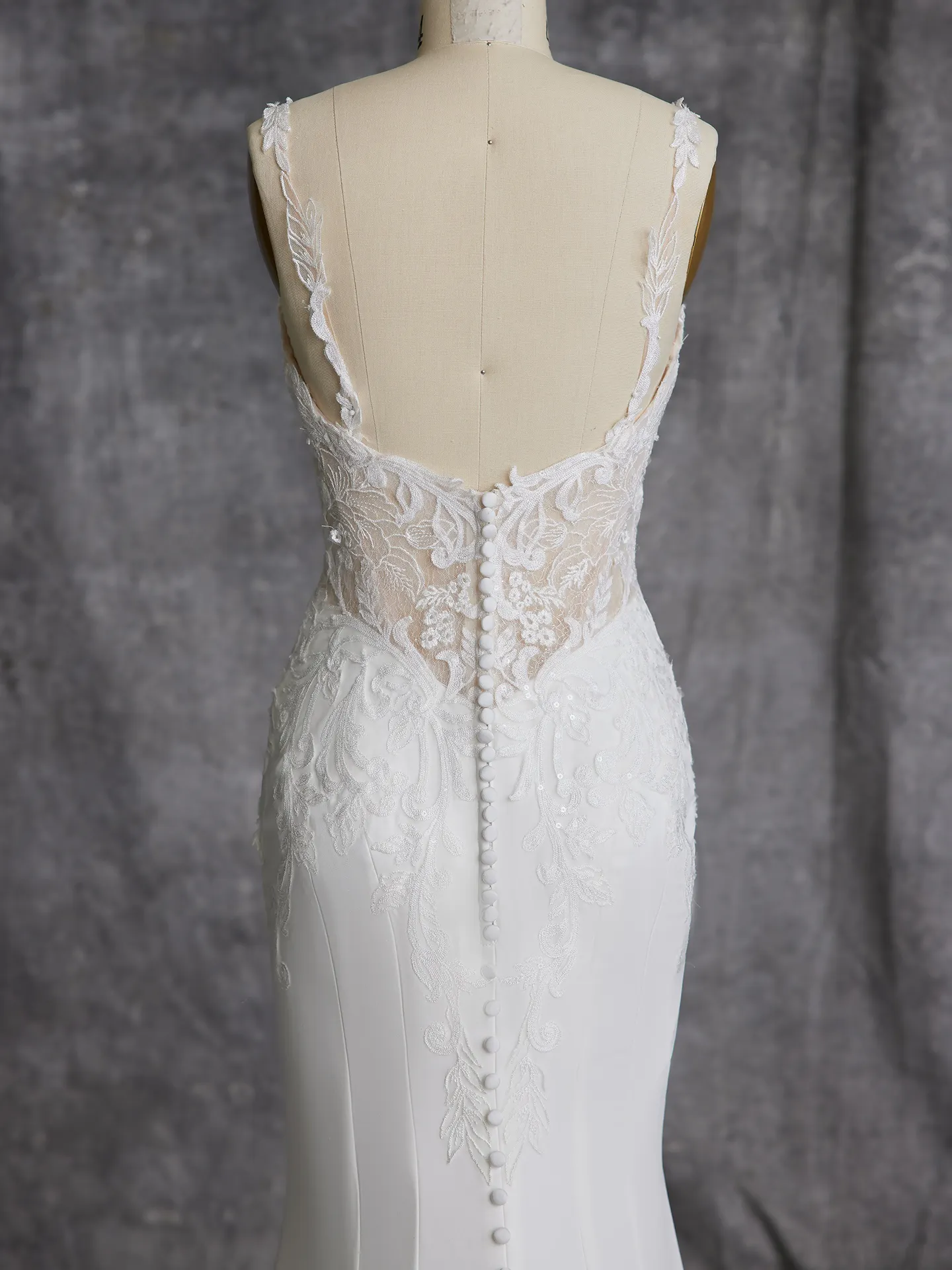 Rebecca Ingram Fit and Flare Wedding Dress Joyce 23RC125A01 Alt104