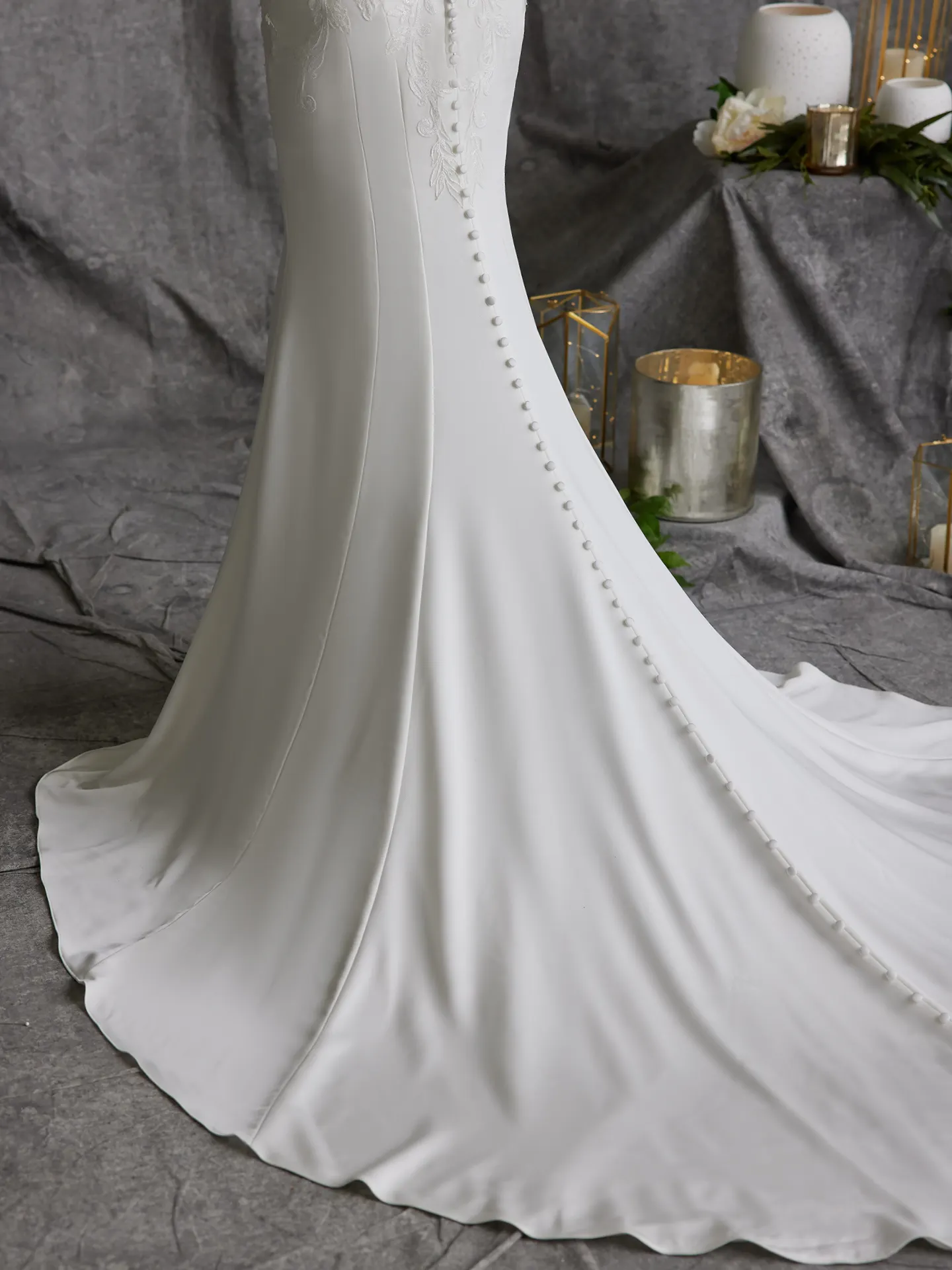 Rebecca Ingram Fit and Flare Wedding Dress Joyce 23RC125A01 Alt105