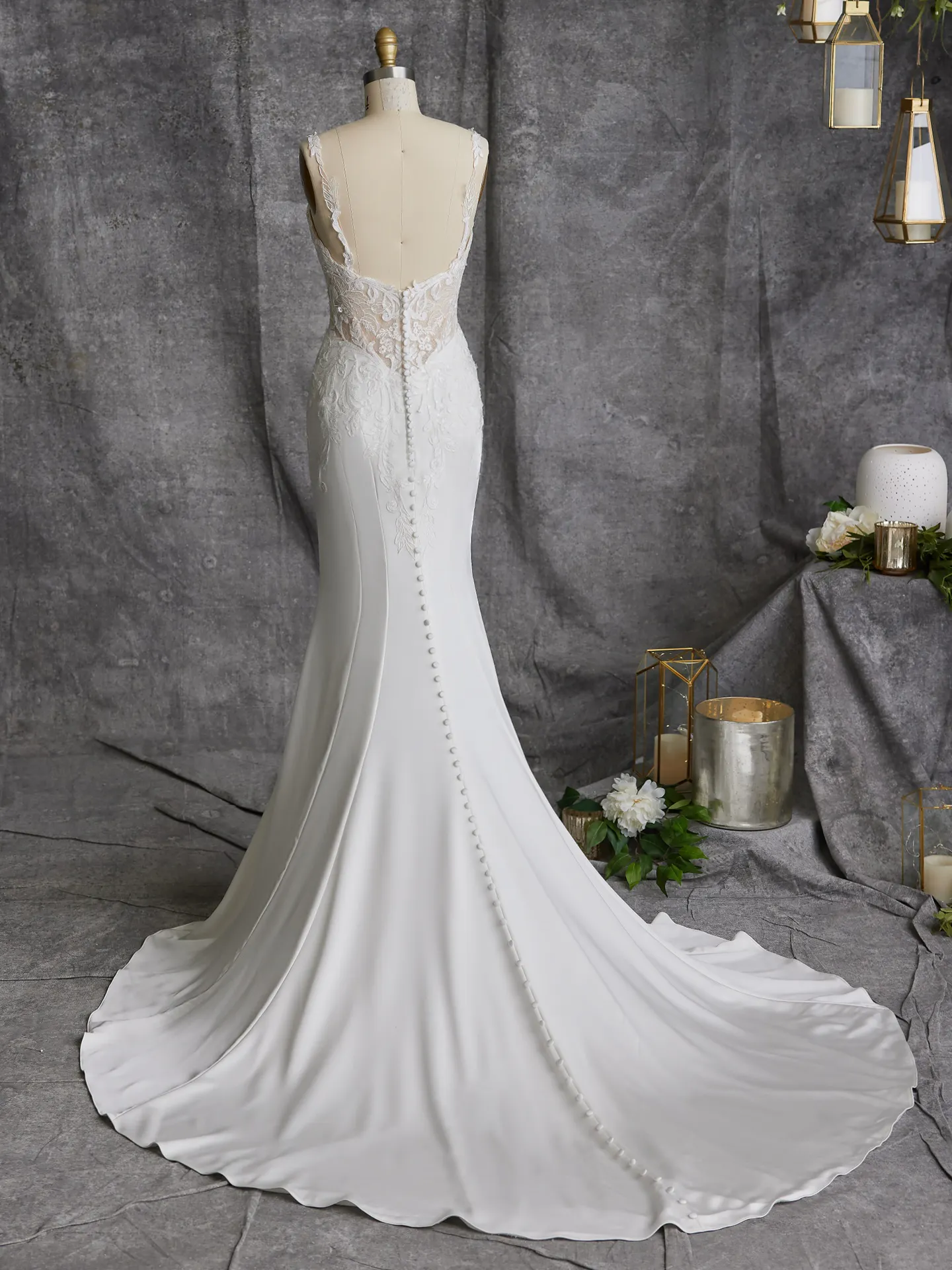 Rebecca Ingram Fit and Flare Wedding Dress Joyce 23RC125A01 Alt106