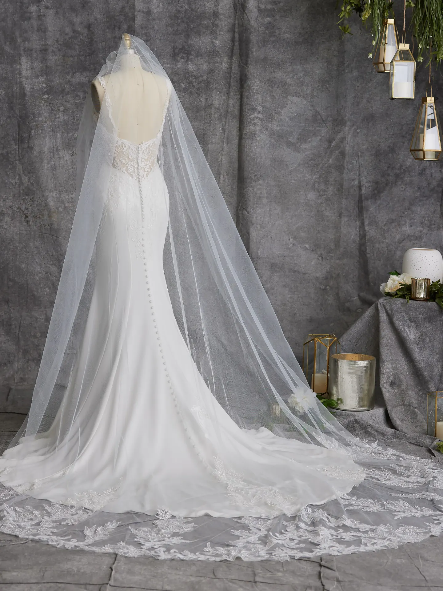 Rebecca Ingram Fit and Flare Wedding Dress Joyce 23RC125A01 Alt111