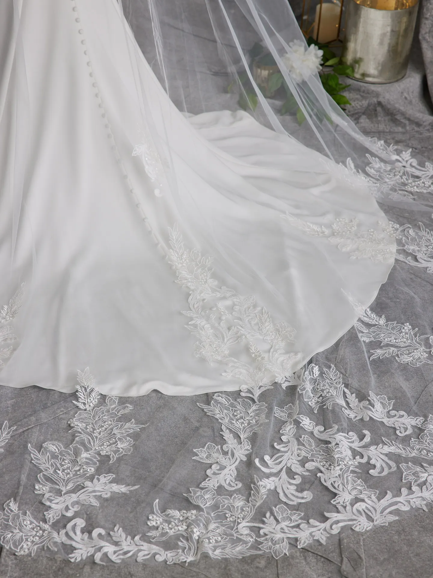Rebecca Ingram Fit and Flare Wedding Dress Joyce 23RC125A01 Alt112