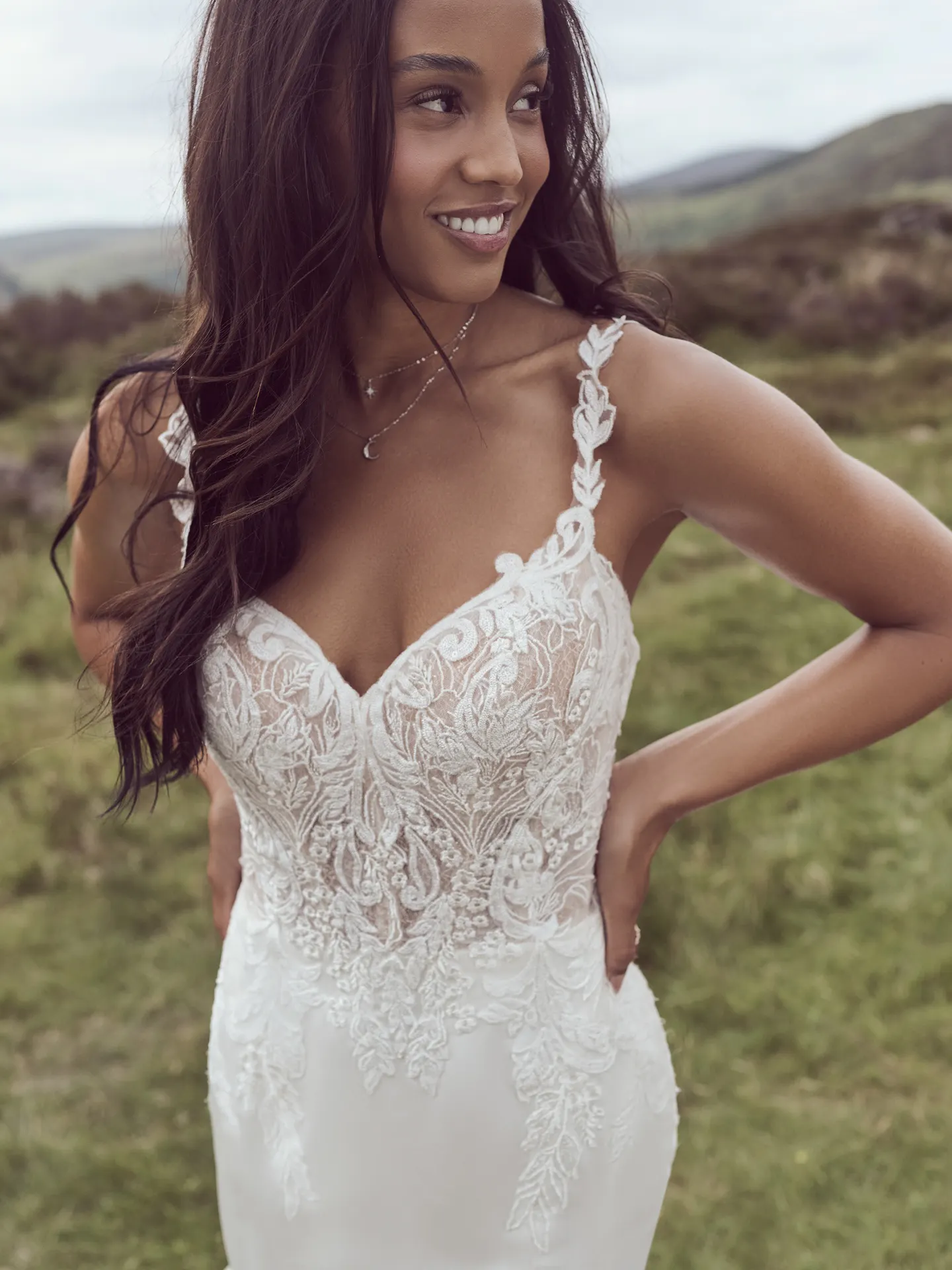Rebecca Ingram Fit and Flare Wedding Dress Joyce 23RC125A01 PROMO6