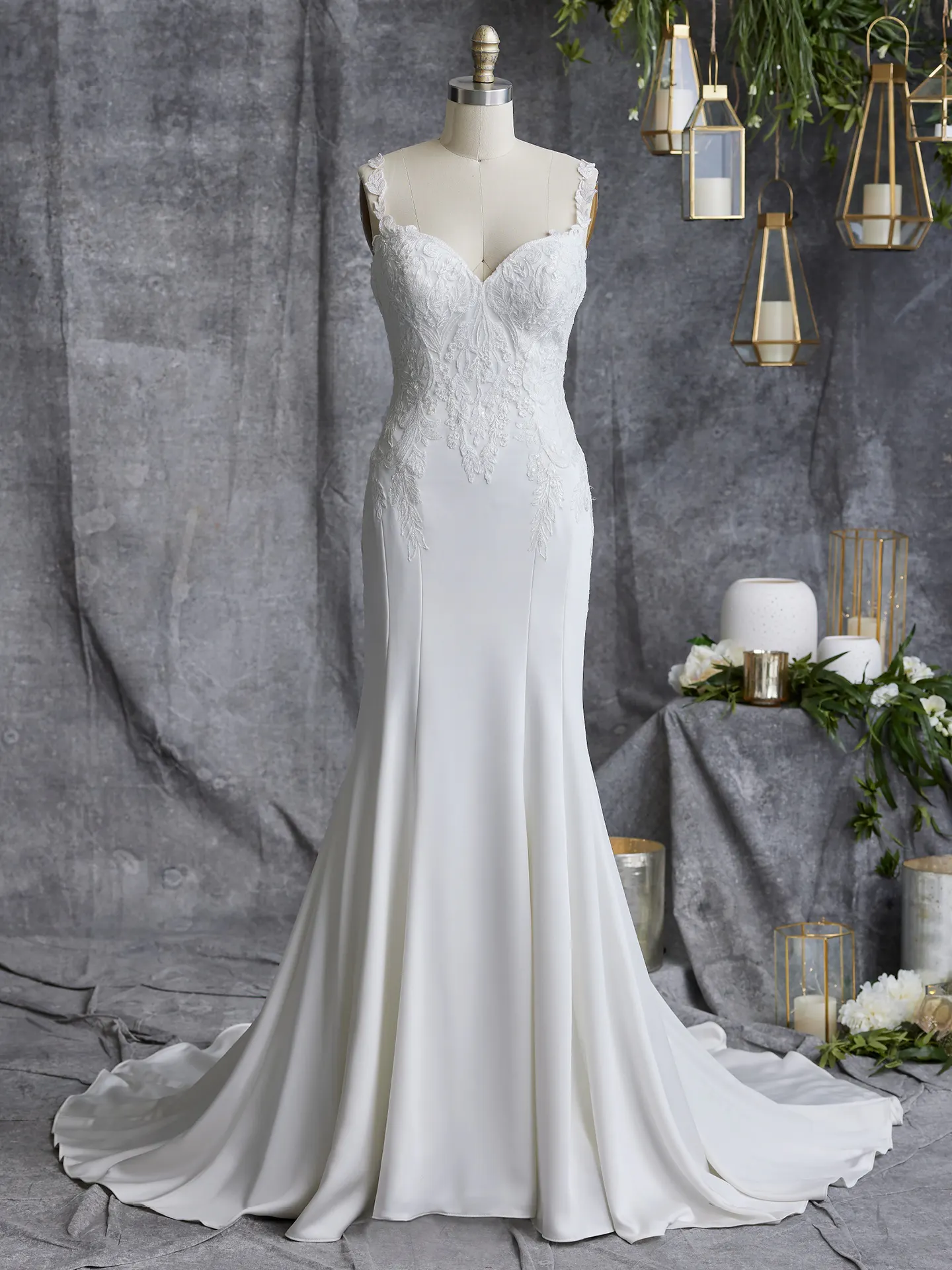 Rebecca Ingram Fit and Flare Wedding Dress Joyce 23RC125B01 Alt107