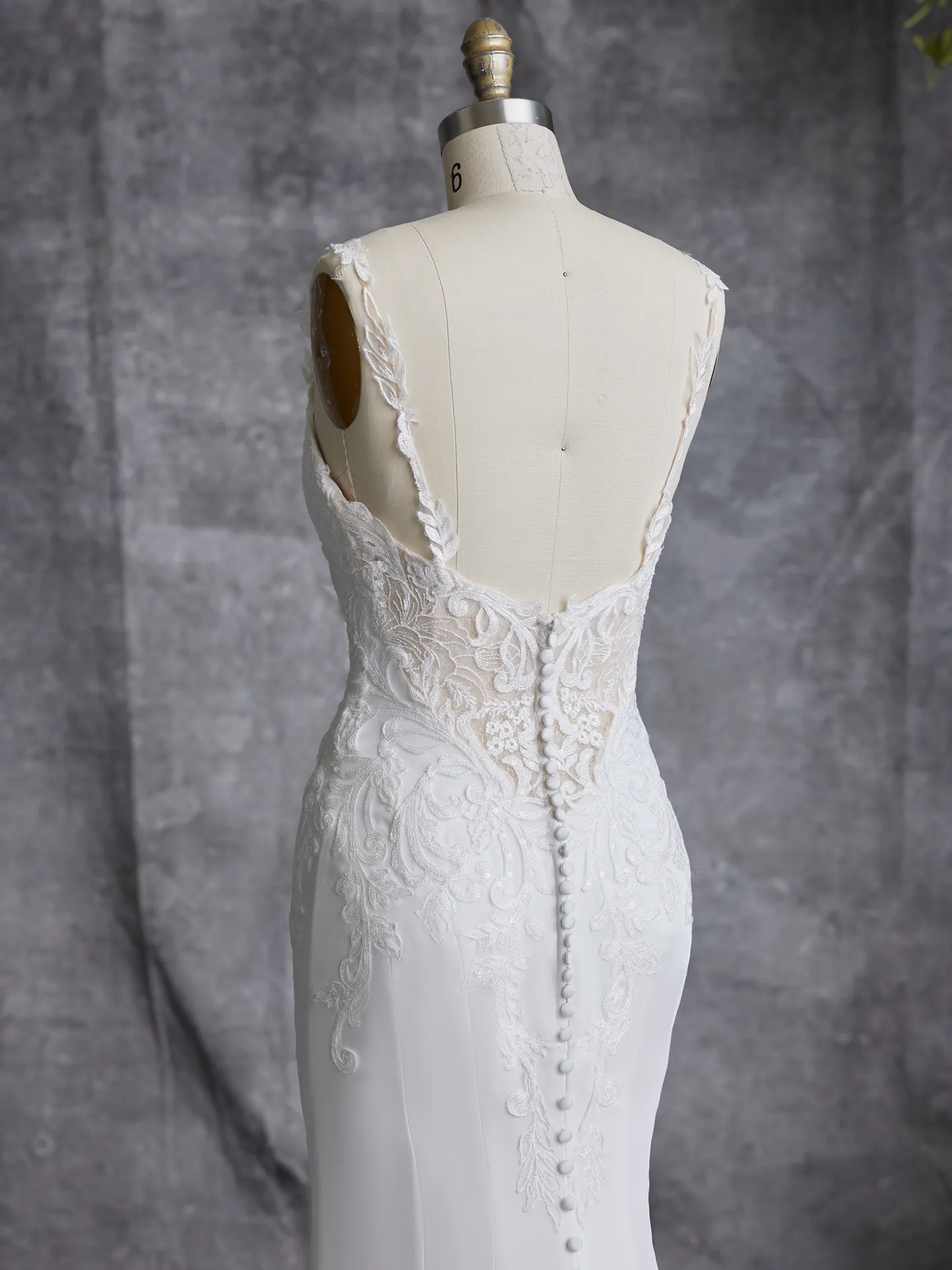 Rebecca Ingram Fit and Flare Wedding Dress Joyce 23RC125B01 Alt109
