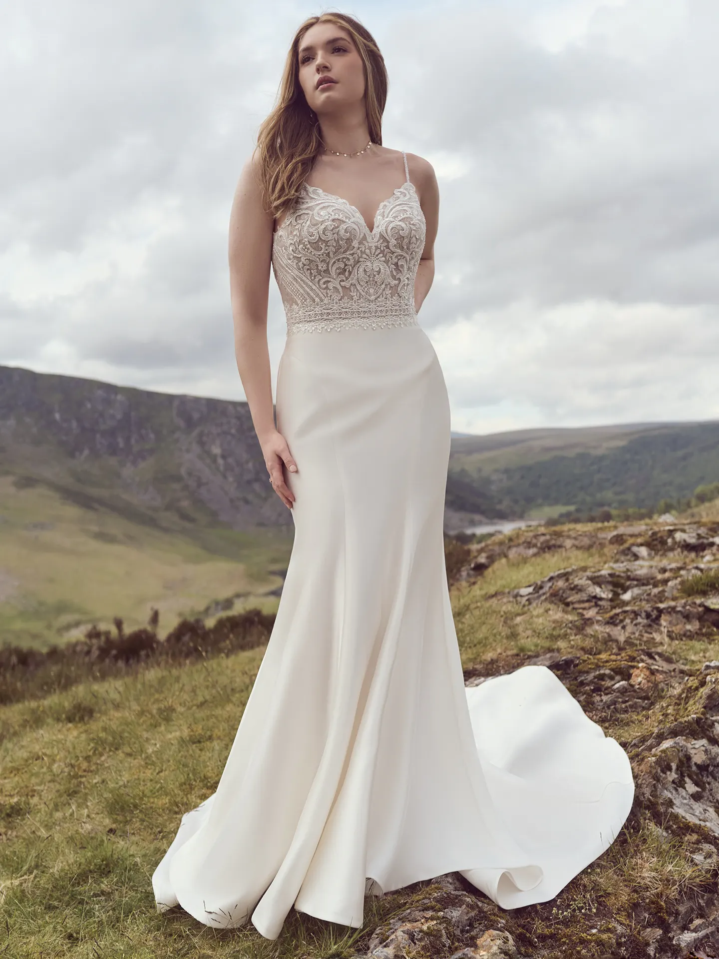 Rebecca Ingram Fit and Flare Wedding Dress Lorraine Ann 23RS141A01 PROMO5