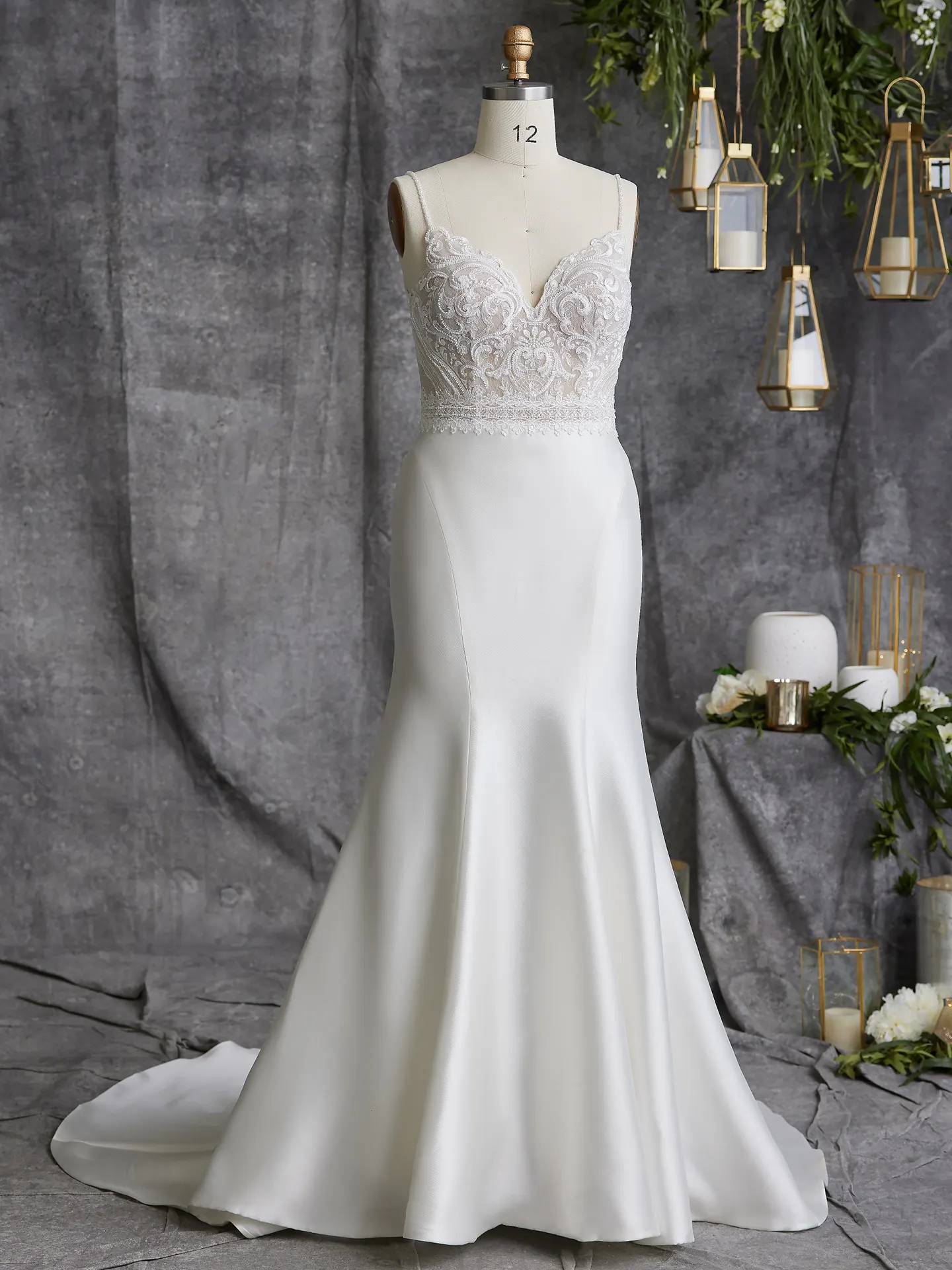 Rebecca Ingram Fit and Flare Wedding Dress Lorraine Anne 23RS141A01 Alt100