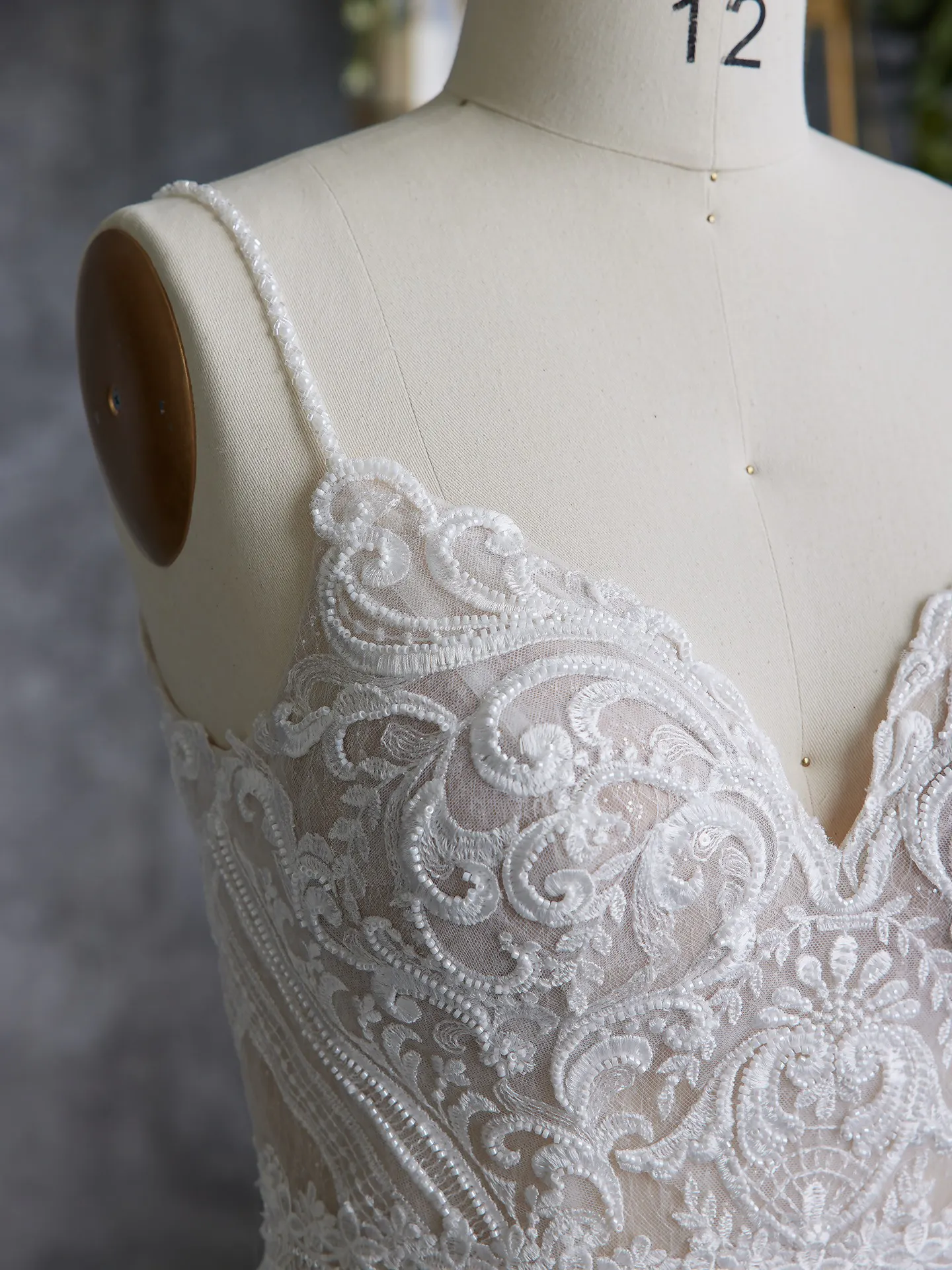 Rebecca Ingram Fit and Flare Wedding Dress Lorraine Anne 23RS141A01 Alt102