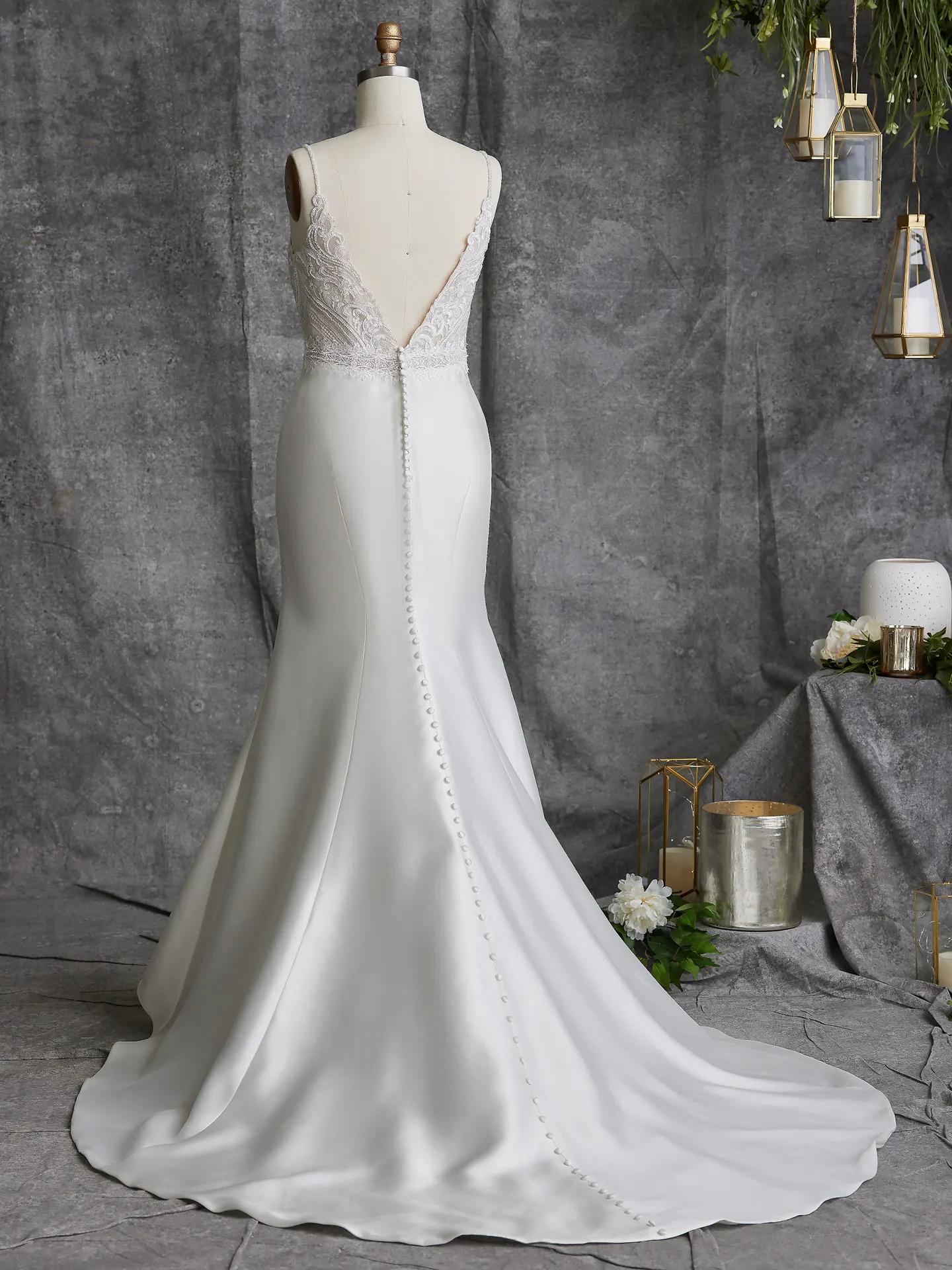 Rebecca Ingram Fit and Flare Wedding Dress Lorraine Anne 23RS141A01 Alt104