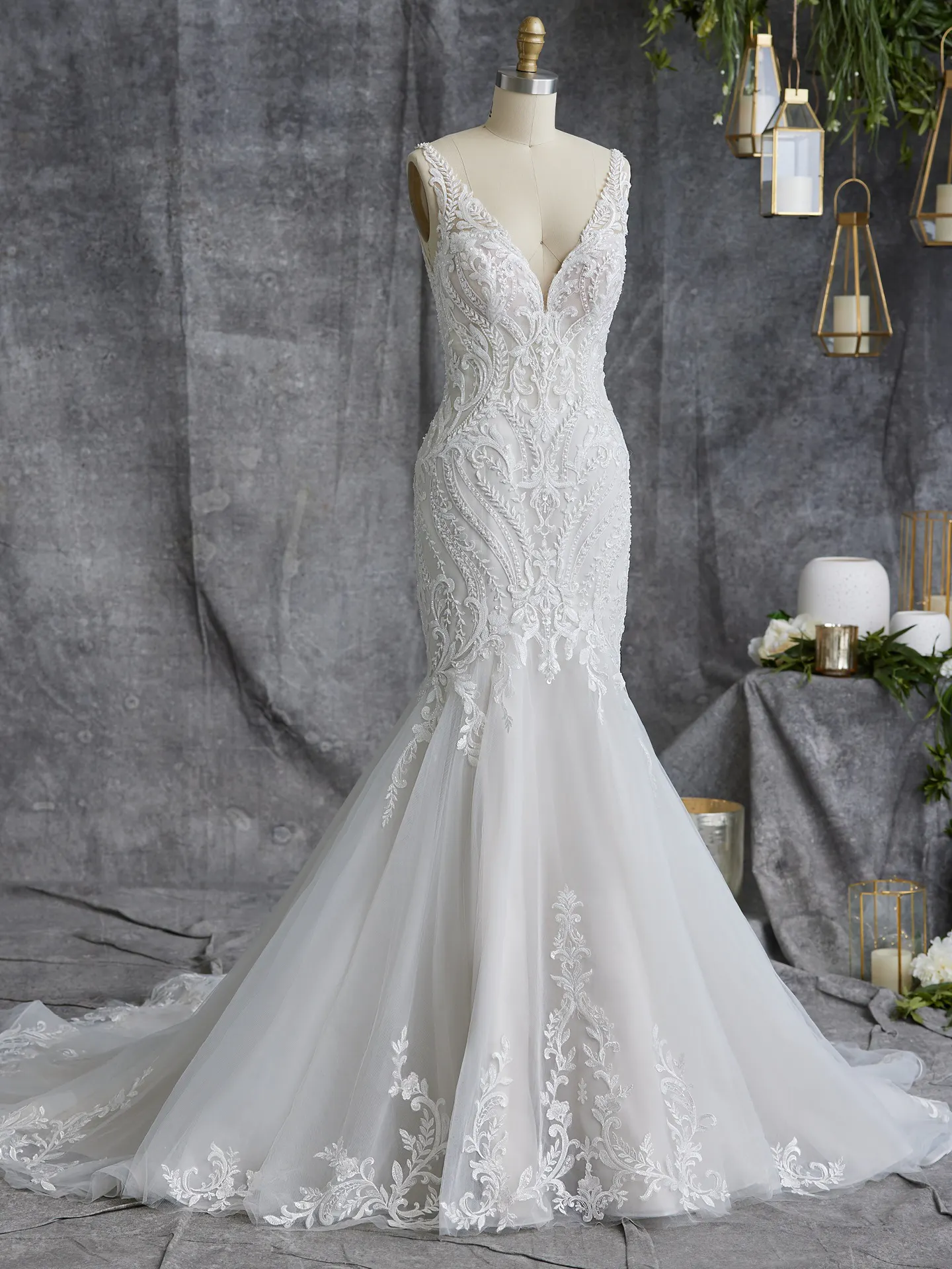 Maggie Sottero Fit and Flare Wedding Dress Marabel 23MC083A01 Alt100