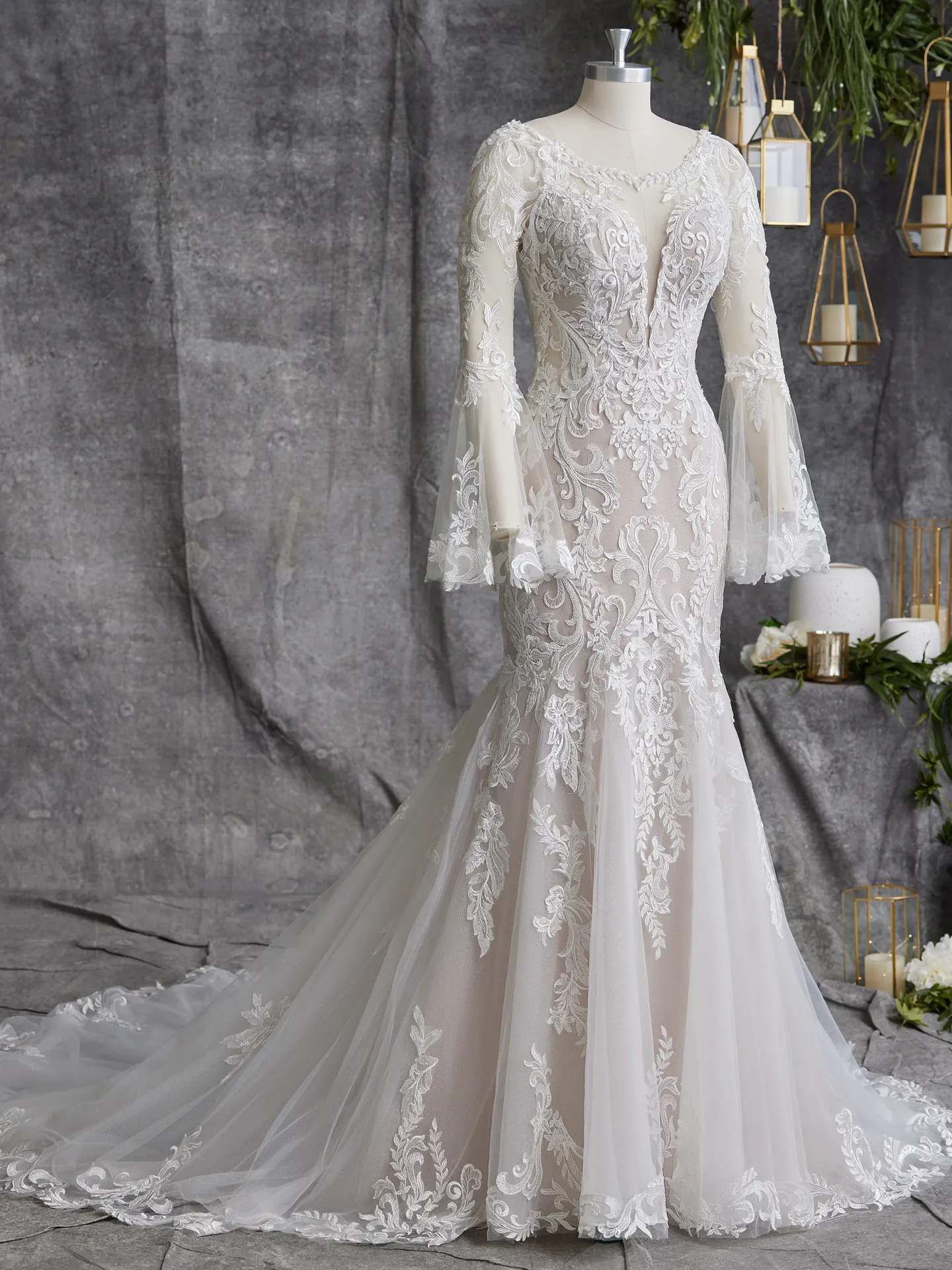 Maggie Sottero Fit and Flare Wedding Dress Saige 23MC120A01 Alt100
