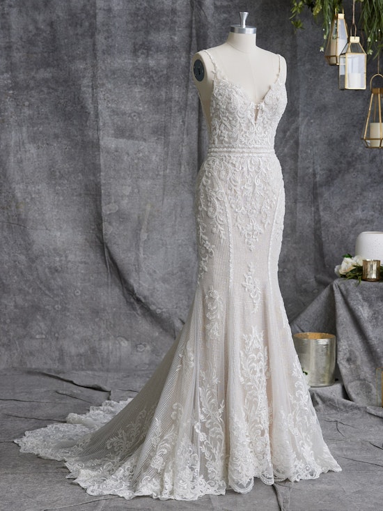 Maggie Sottero Fit and Flare Wedding Dress Veronique 23MK133A01 Alt100