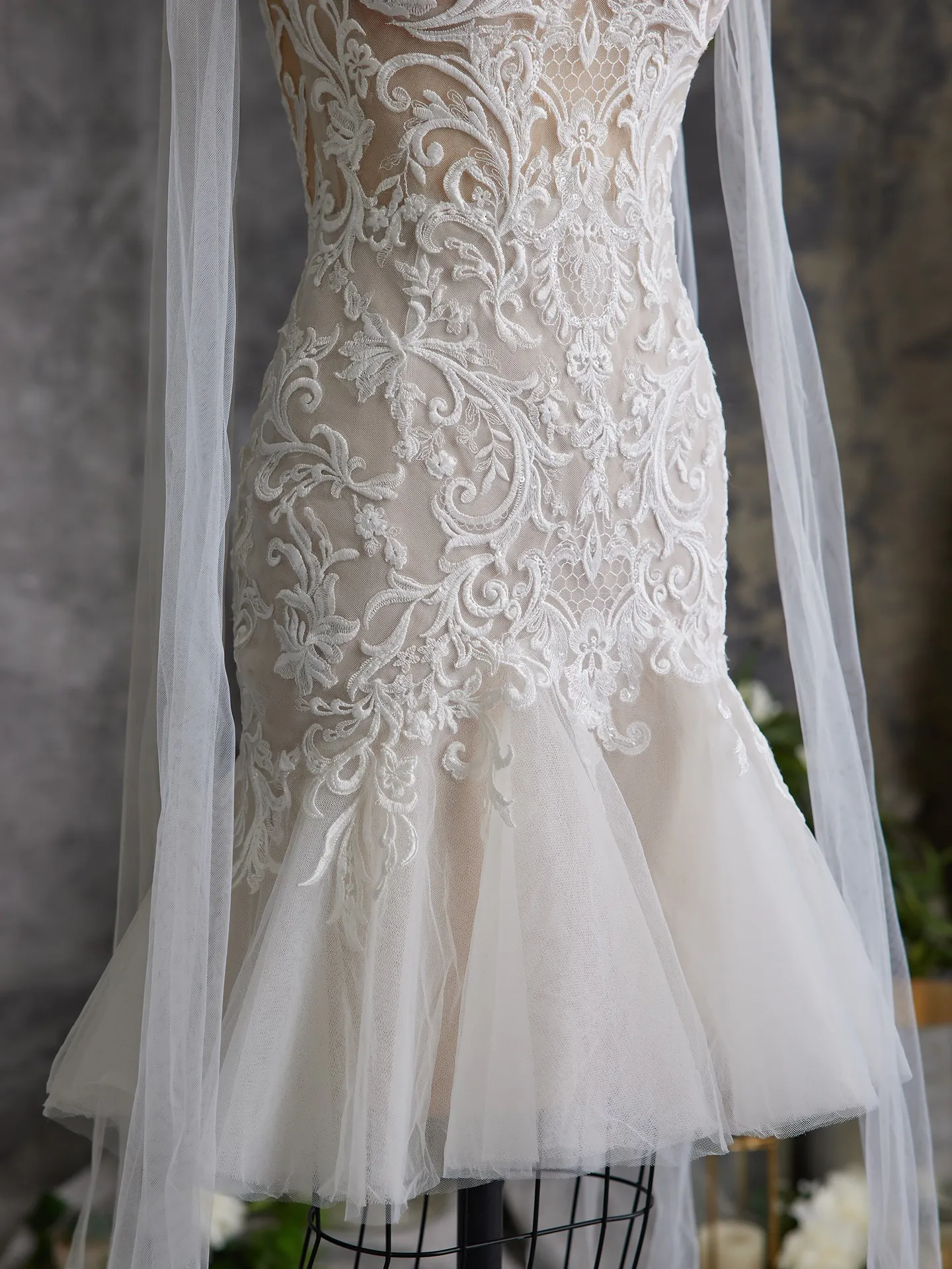 Rebecca Ingram Fit and Flare Wedding Dress Whitney 23RN137A01 Alt102