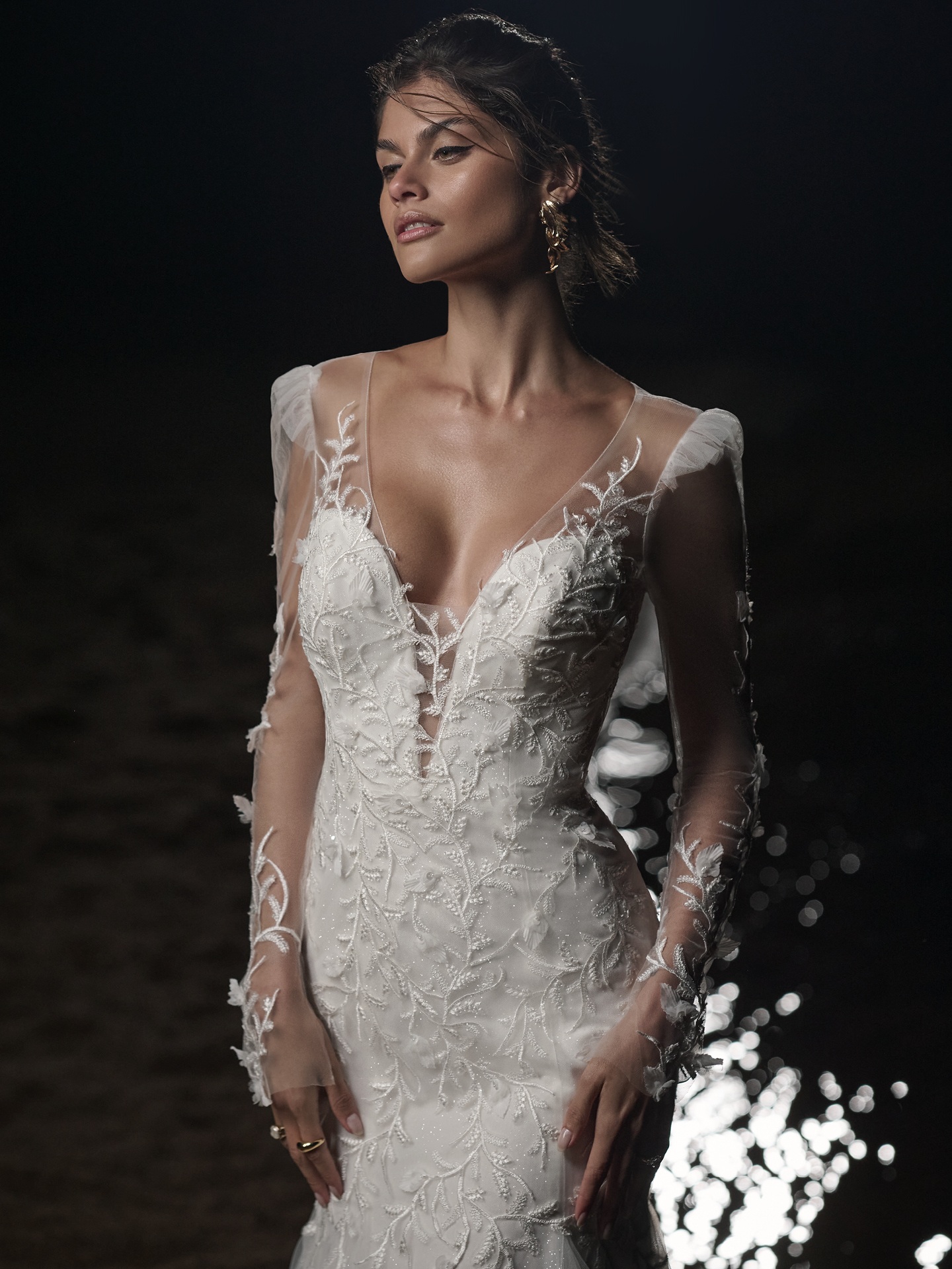 22105 Deep V Neckline with Lace Wedding Dresses European and America Style Bridal  Dresses by Manufacturer Bridal  China Wedding Dress and Bridal Wedding  Dress price  MadeinChinacom