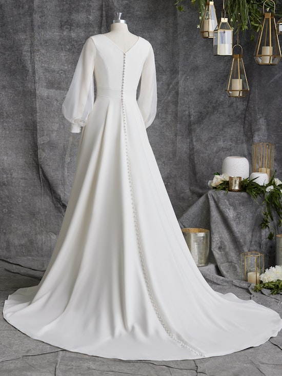 Josephine Leigh Modest Crepe Bridal Gown | Maggie Sottero
