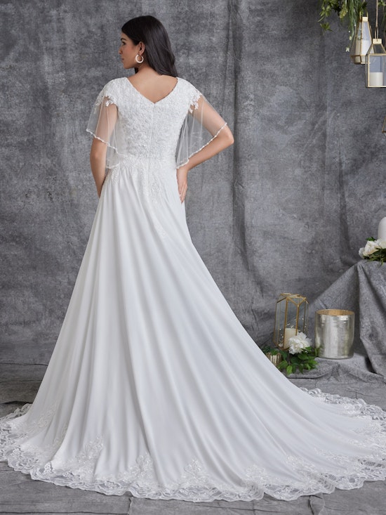 Maggie Sottero Modest Wedding Gown Primrose Leigh 22MK002C01 Alt52