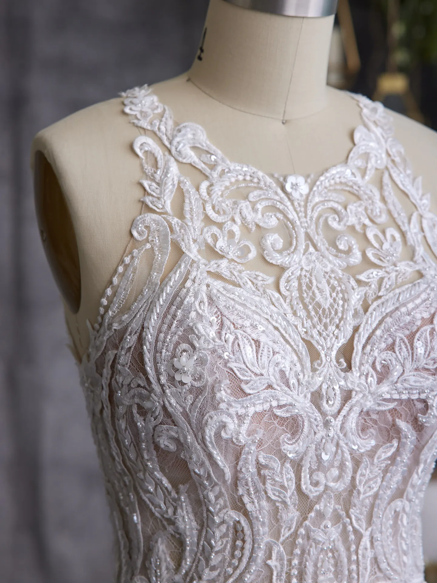 Maggie Sottero Sheath Wedding Dress Audrina 23MC049A01 Alt101