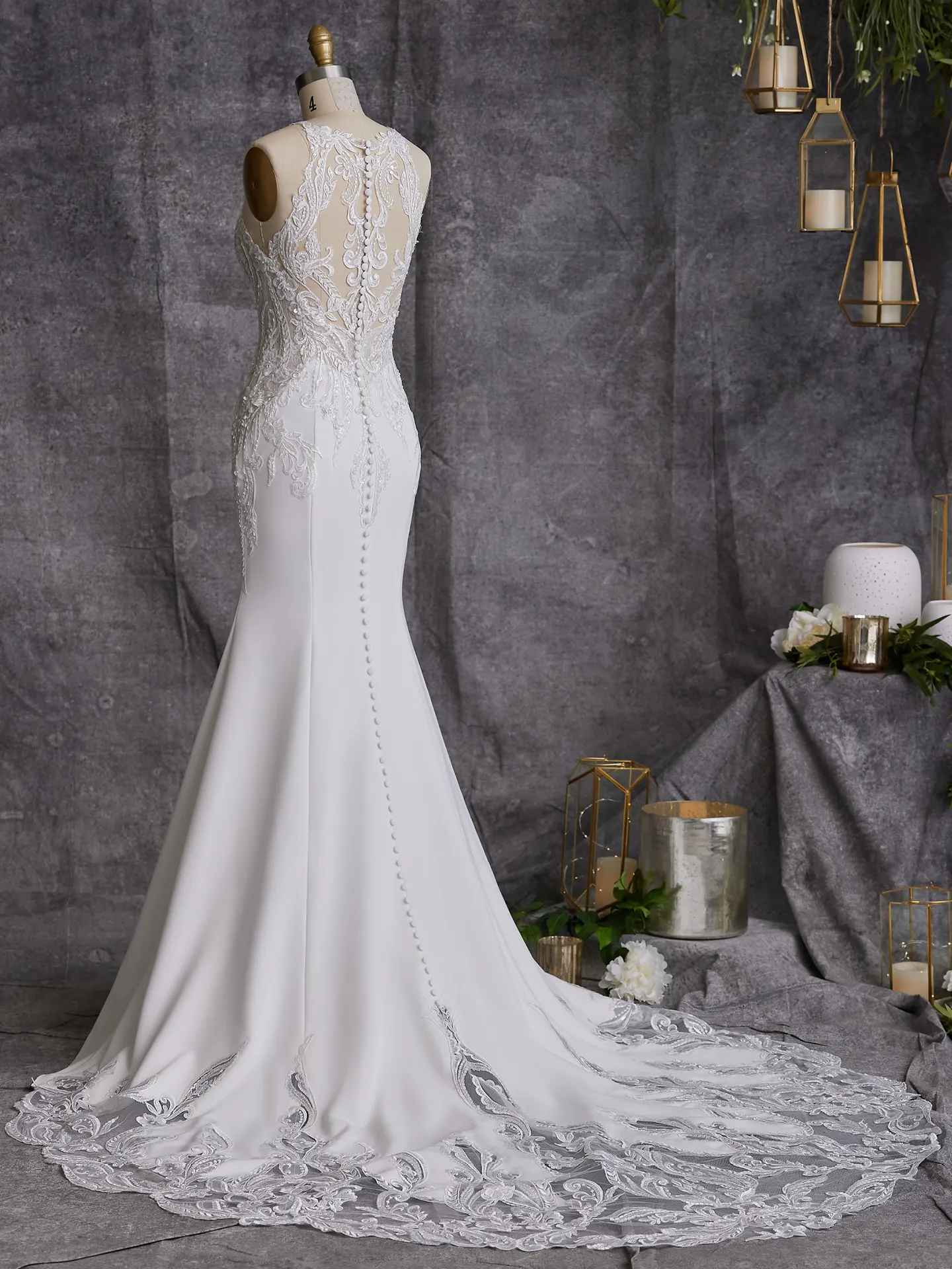 Maggie Sottero Sheath Wedding Dress Audrina 23MC049A01 Alt103