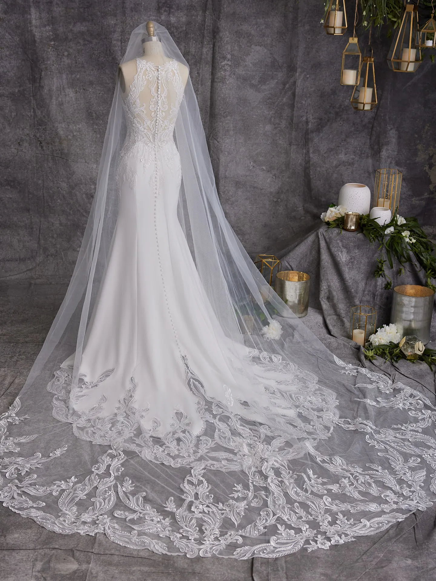Maggie Sottero Sheath Wedding Dress Audrina 23MC049A01 Alt107