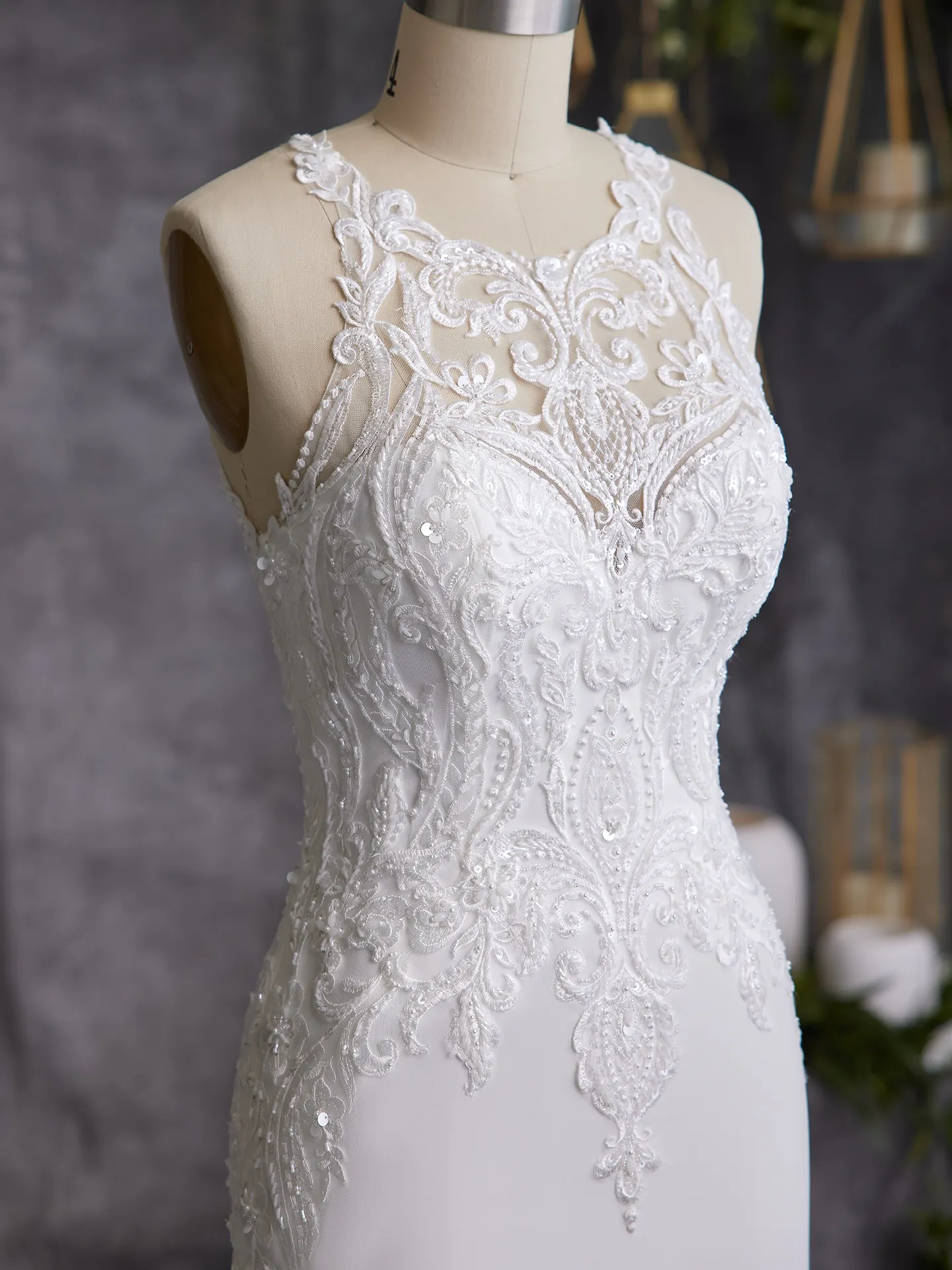 Maggie Sottero Sheath Wedding Dress Audrina 23MC049B01 Alt109