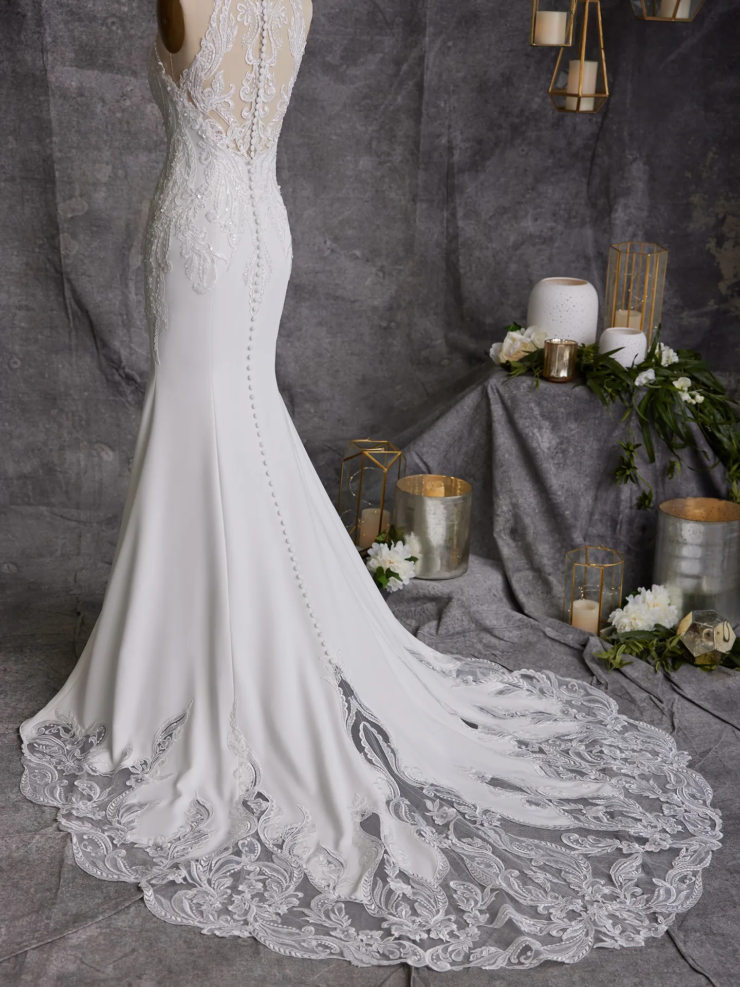 Maggie Sottero Sheath Wedding Dress Audrina 23MC049B01 Alt111
