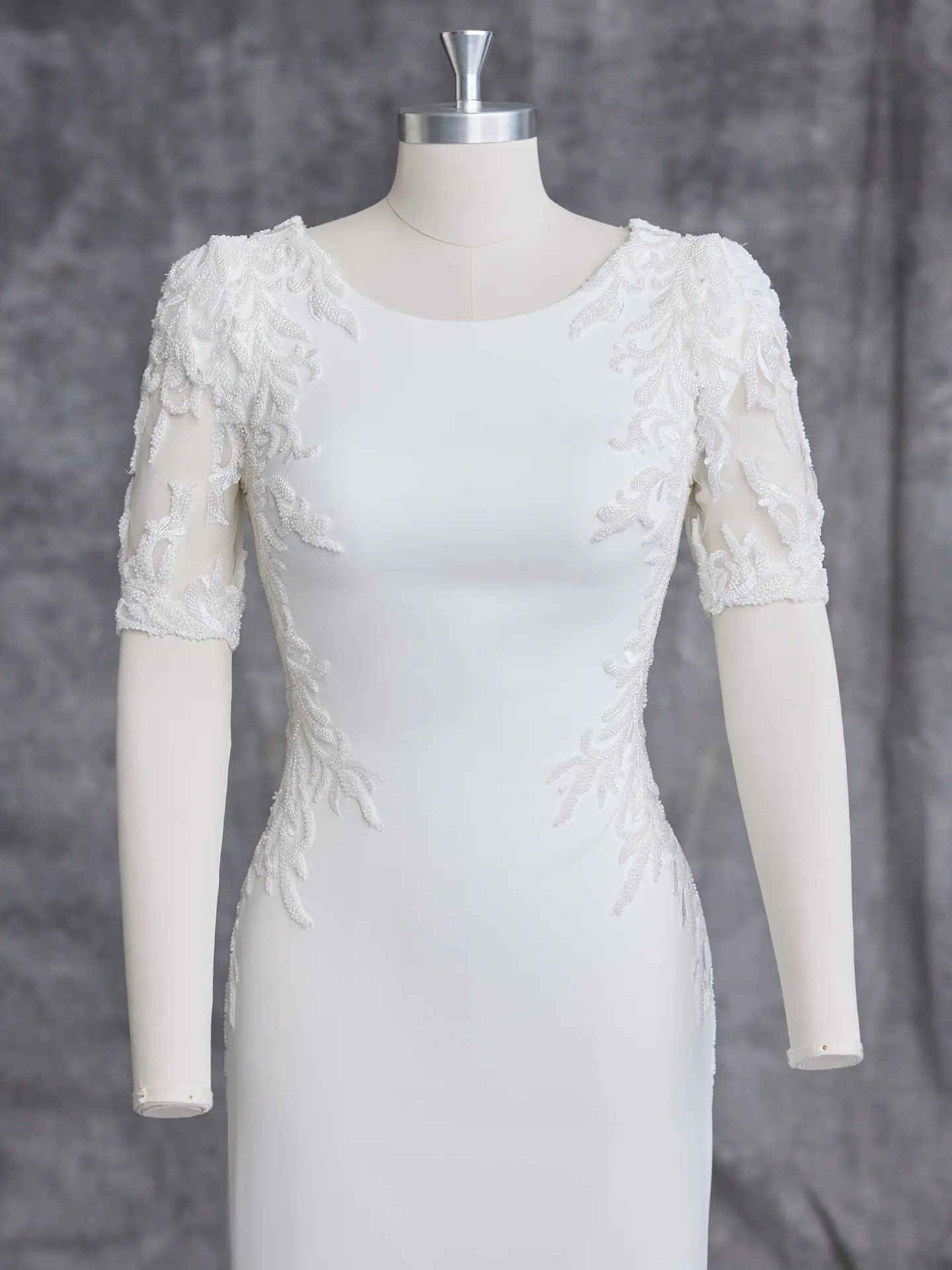 Rebecca Ingram Sheath Wedding Dress Bellarose Leigh 22RK595B01 Alt101