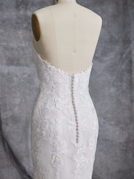 Helen Strapless Lace Bridal Dress | Rebecca Ingram