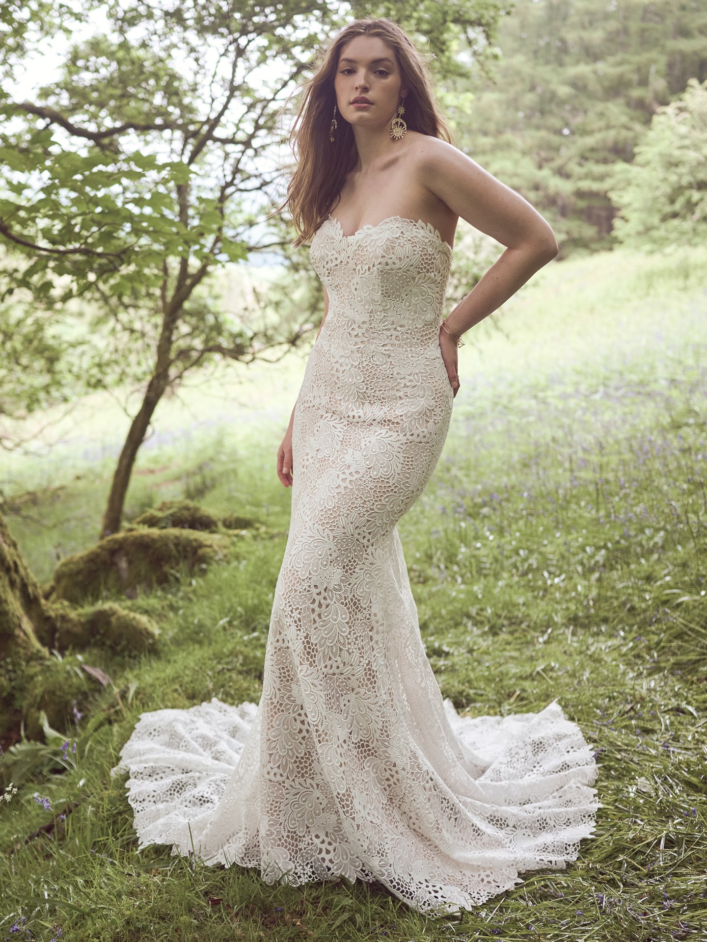 Laura Beachy Strapless Bridal Gown Rebecca Ingram