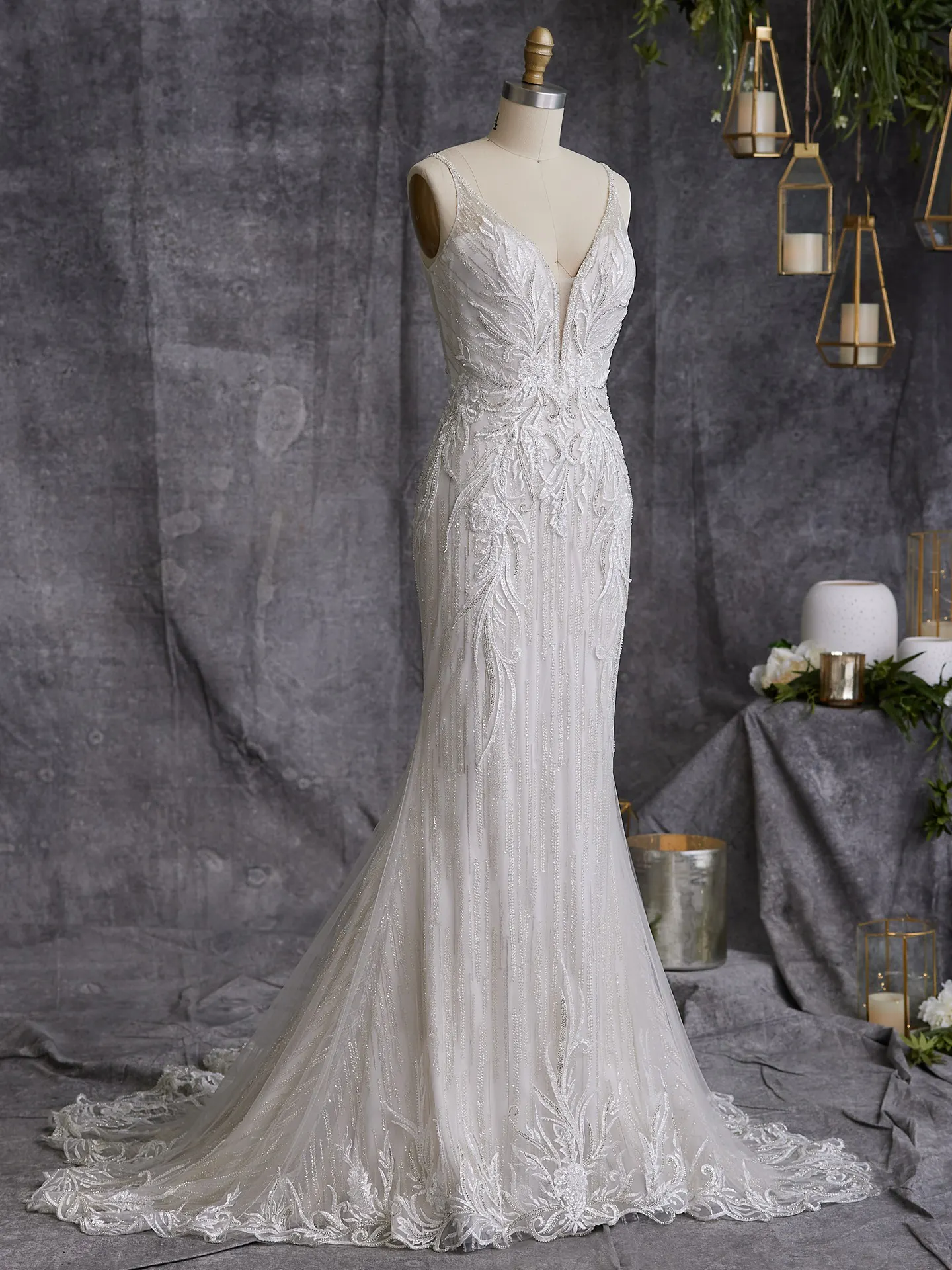 Sottero and Midgley Sheath Wedding Dress Luella 23SK055A01 Alt100