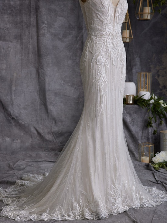 Luella Backless Art Deco Wedding Gown