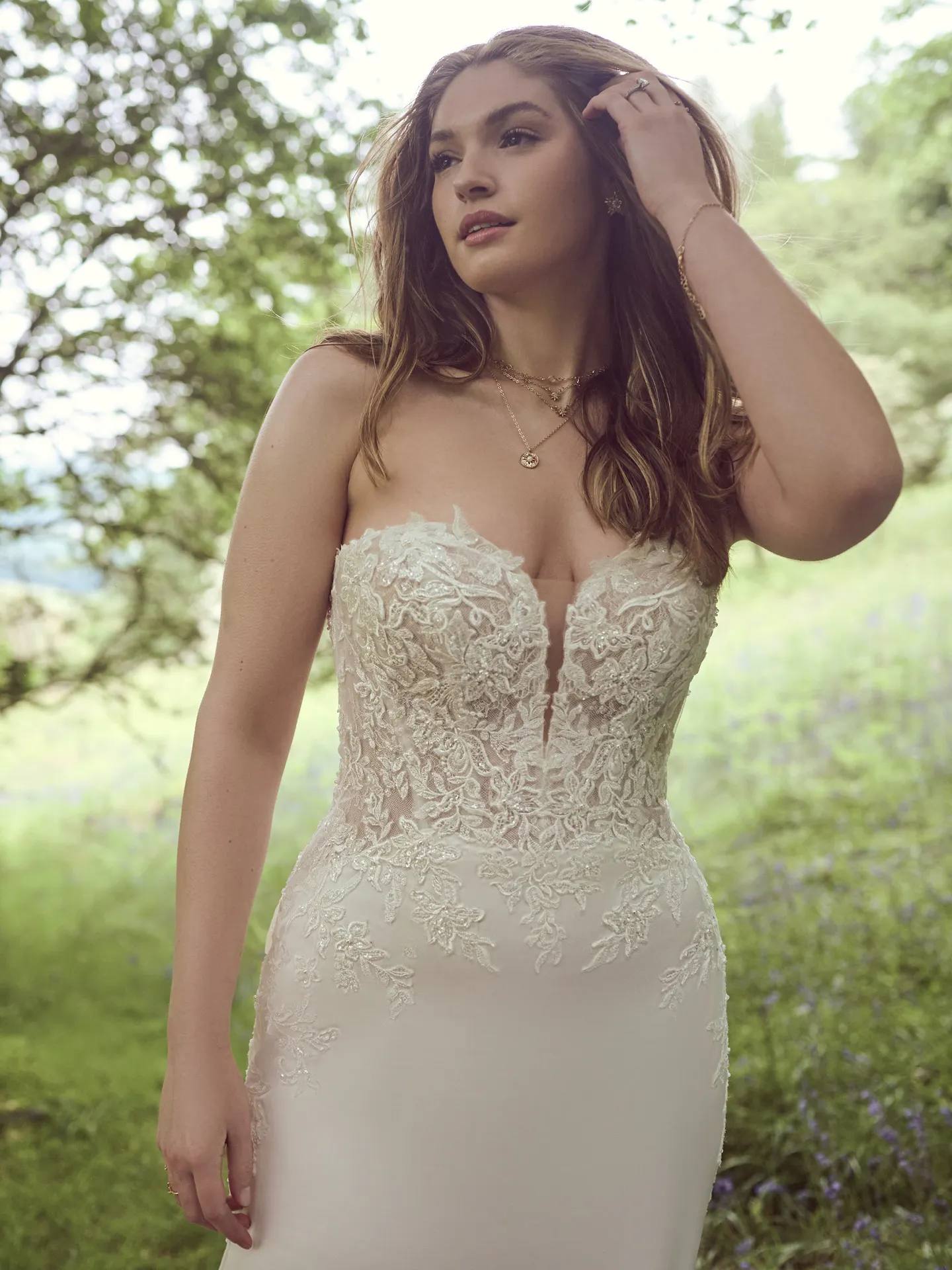 Rebecca Ingram Sheath Wedding Dress Oksana 23RN118A01 PROMO6