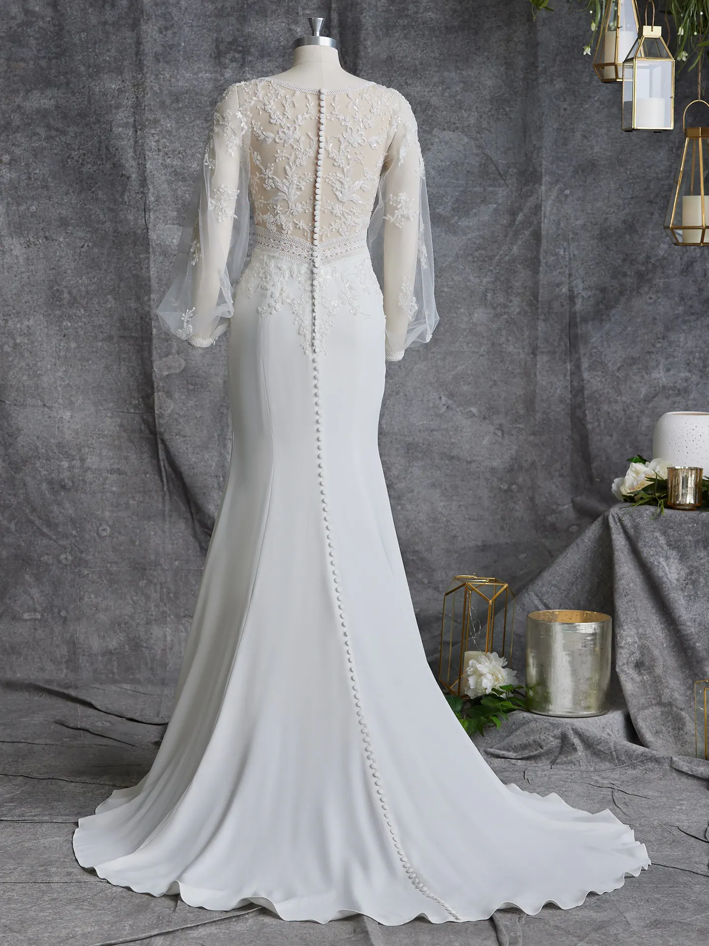 Rebecca Ingram Sheath Wedding Dress Tatum 23RN045A01 Alt103