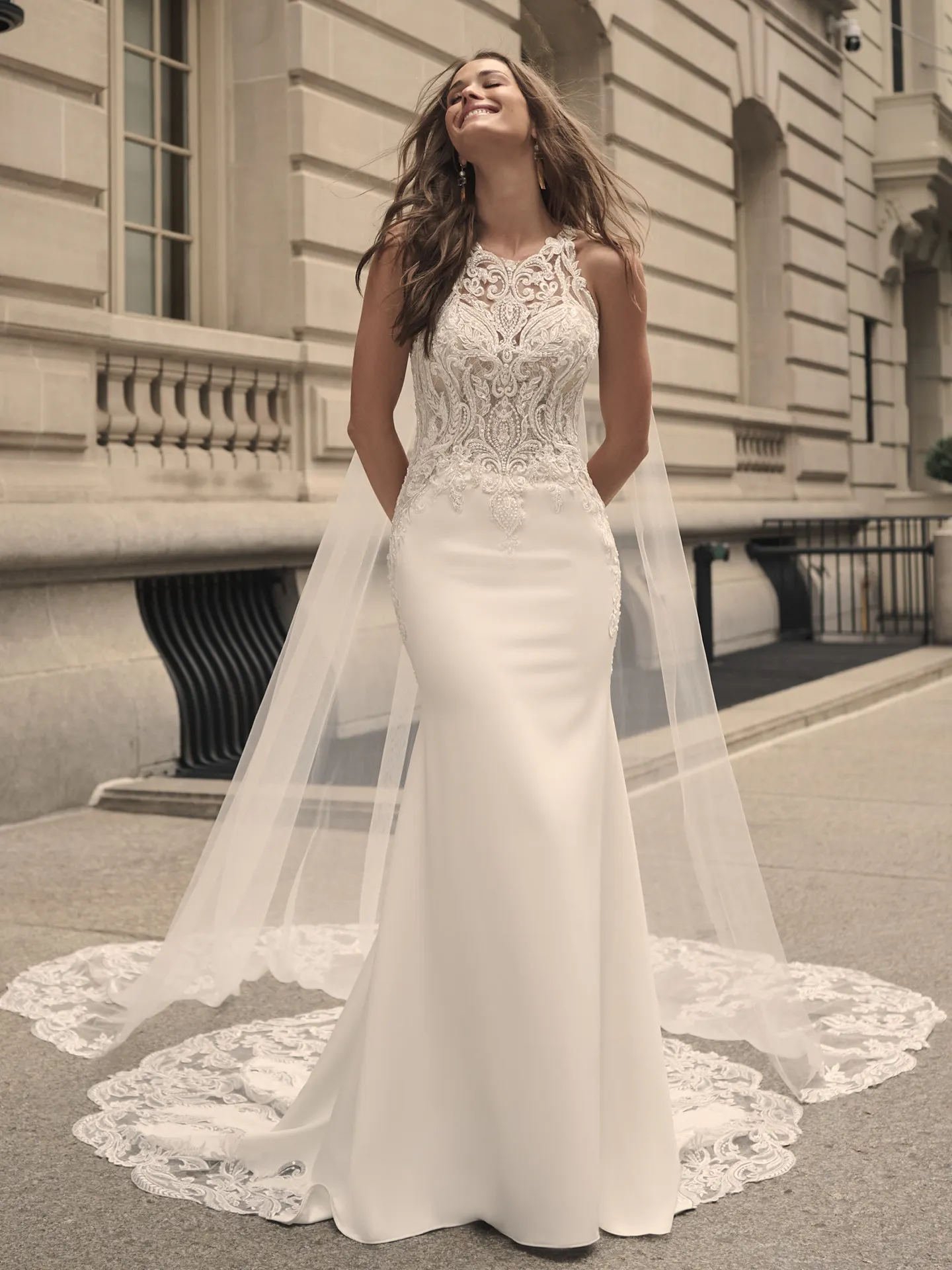 Maggie Sottero Sheath Wedding Gown Audrina 23MC049A01 PROMO5