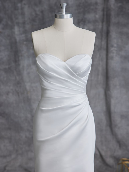 Clover Classic Satin Wedding Dress | Rebecca Ingram