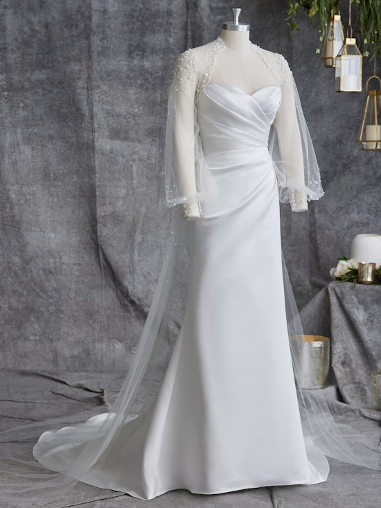 Clover Classic Satin Wedding Dress | Rebecca Ingram